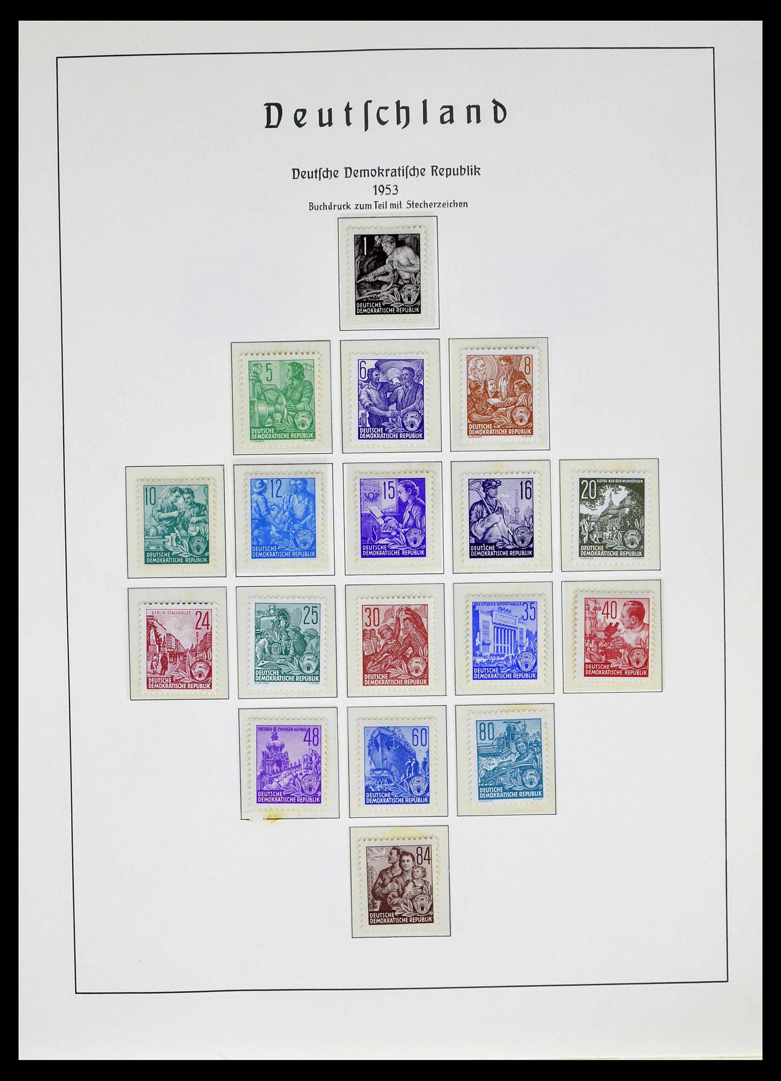 39138 0014 - Stamp collection 39138 GDR 1949-1990.