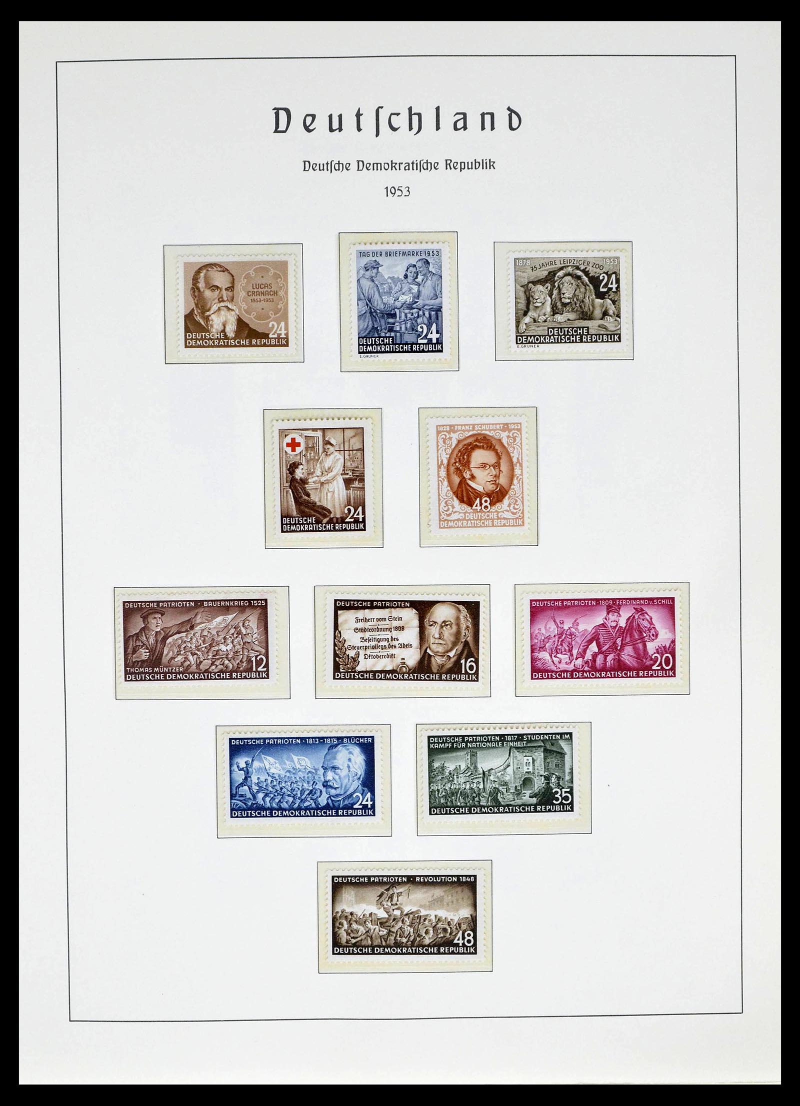 39138 0015 - Stamp collection 39138 GDR 1949-1990.