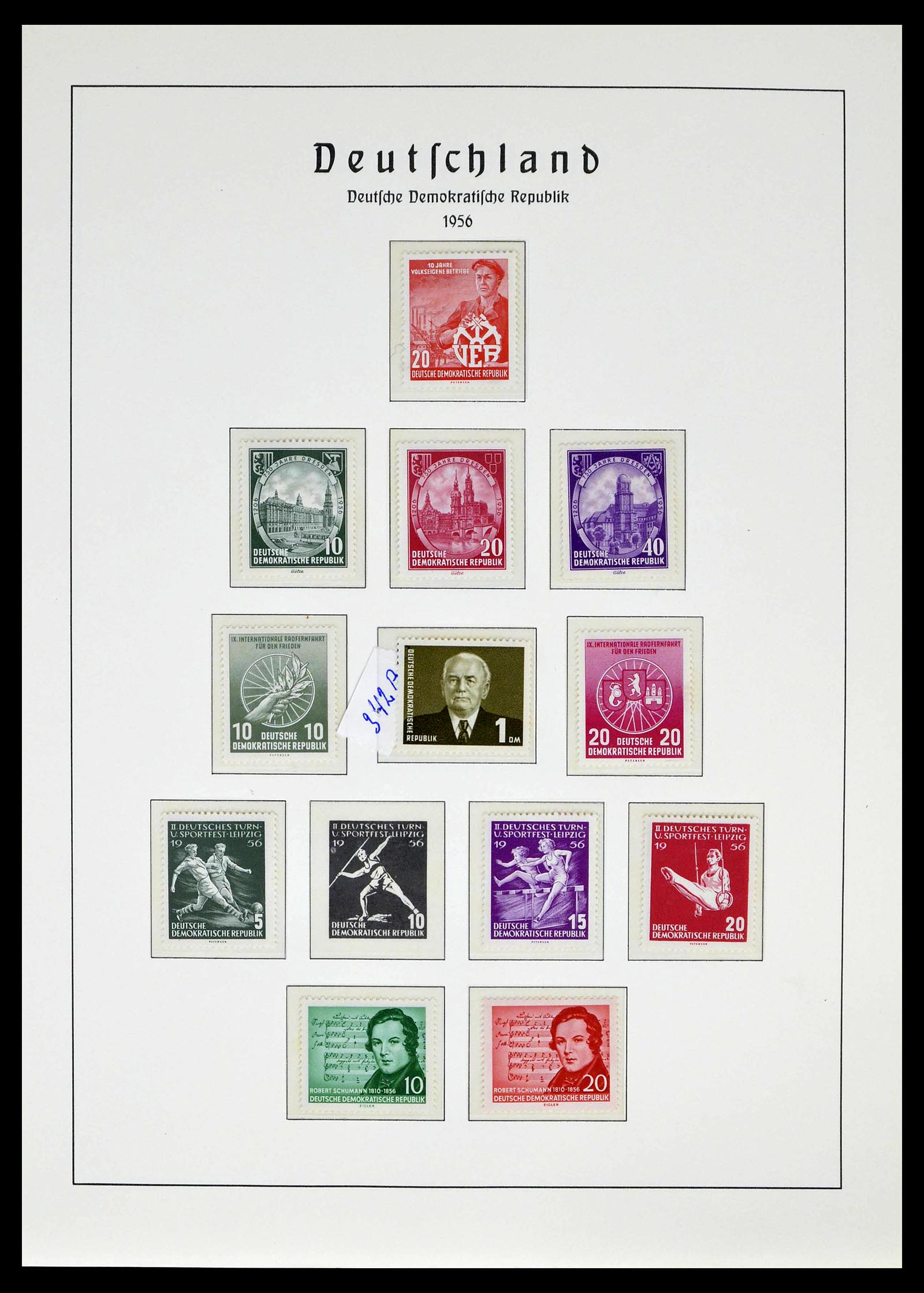 39138 0028 - Stamp collection 39138 GDR 1949-1990.