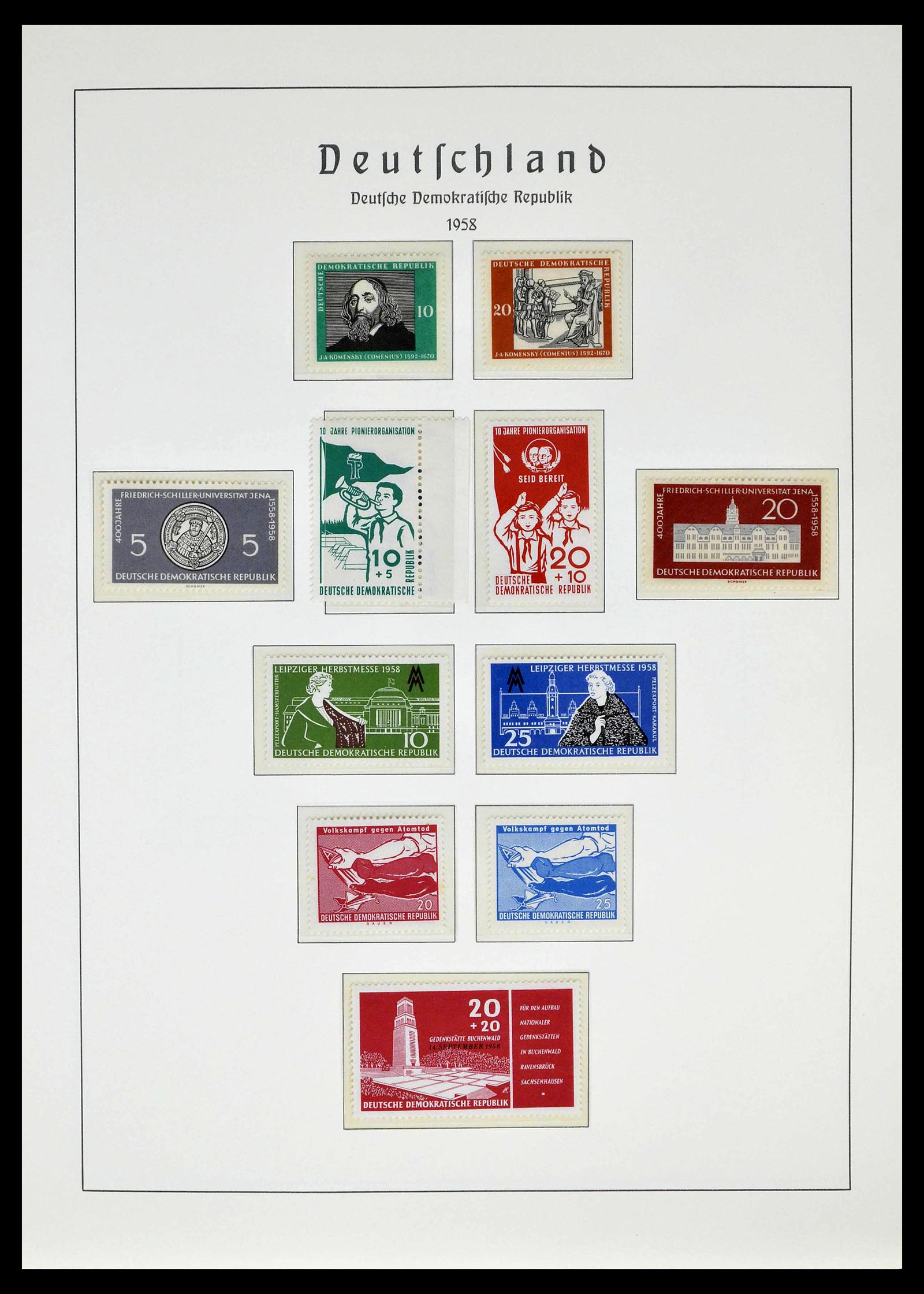 39138 0041 - Stamp collection 39138 GDR 1949-1990.
