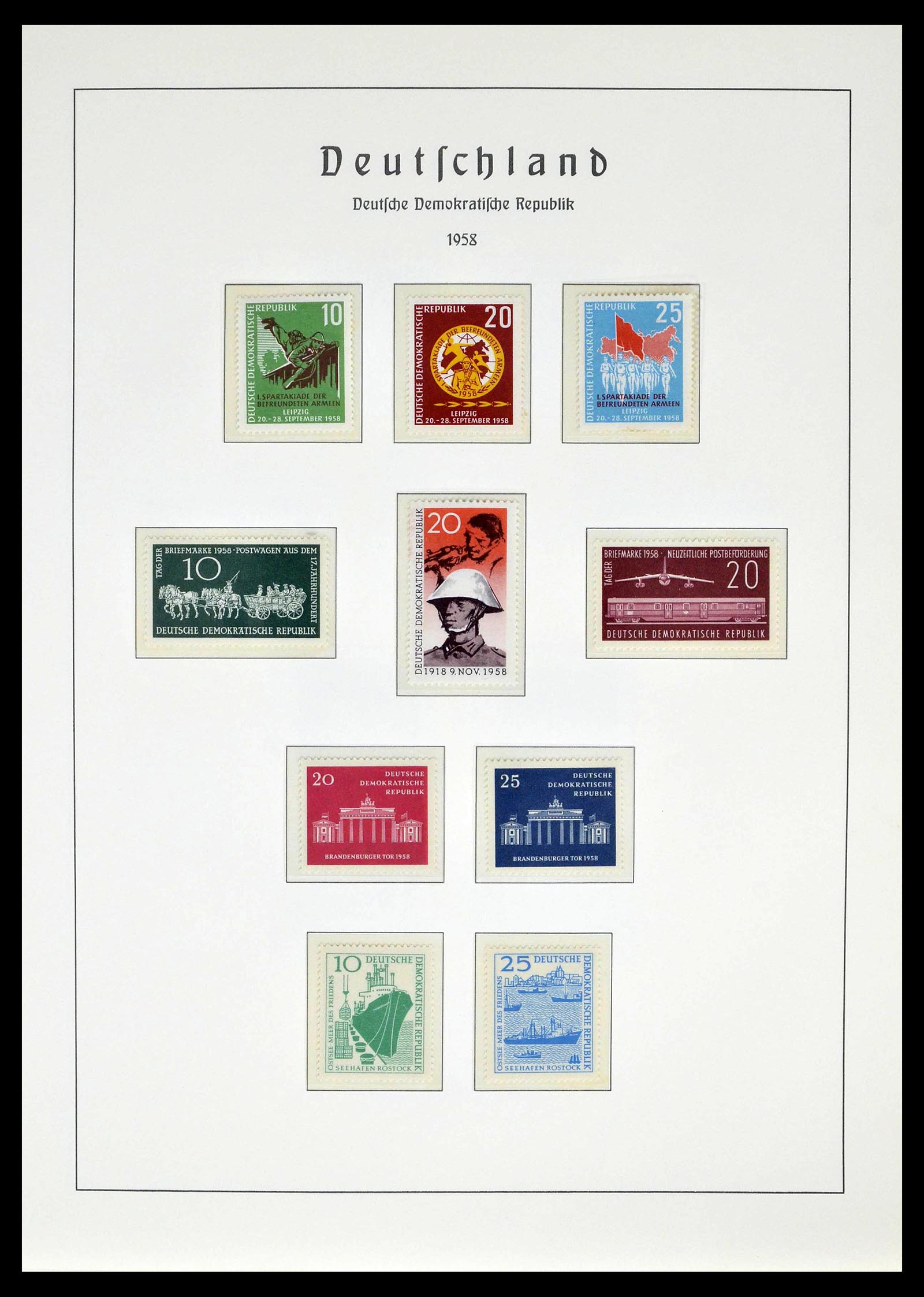 39138 0043 - Stamp collection 39138 GDR 1949-1990.
