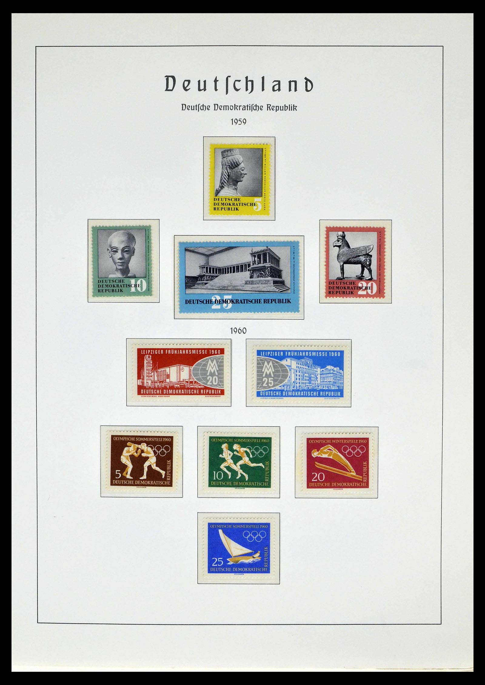 39138 0053 - Stamp collection 39138 GDR 1949-1990.