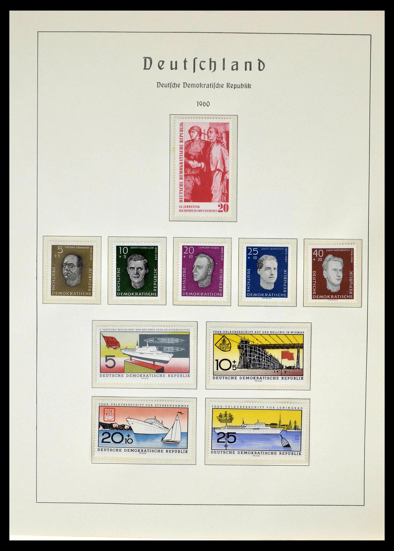 39138 0054 - Stamp collection 39138 GDR 1949-1990.