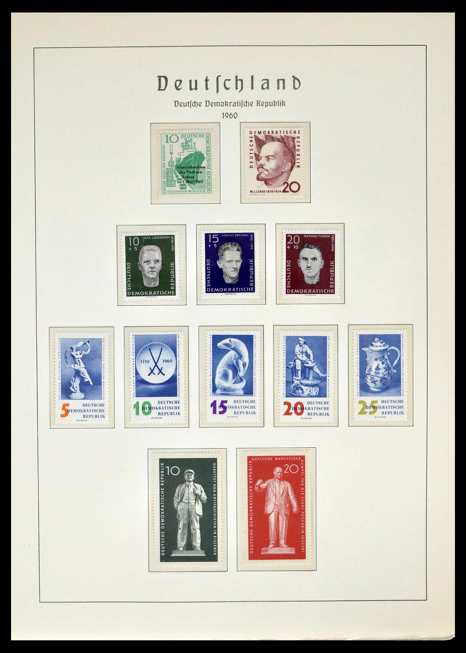 39138 0055 - Stamp collection 39138 GDR 1949-1990.