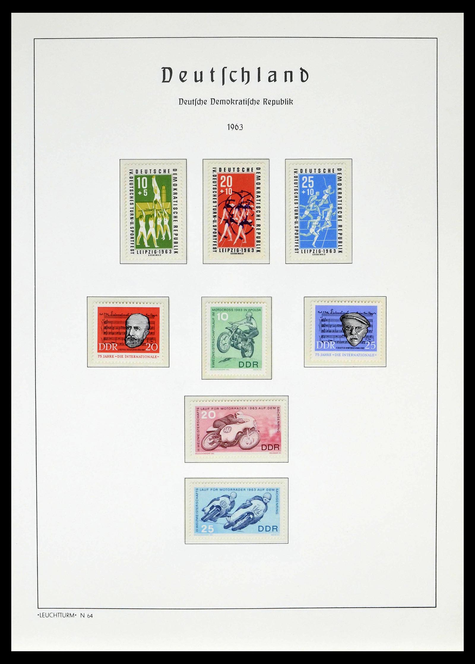 39138 0079 - Stamp collection 39138 GDR 1949-1990.