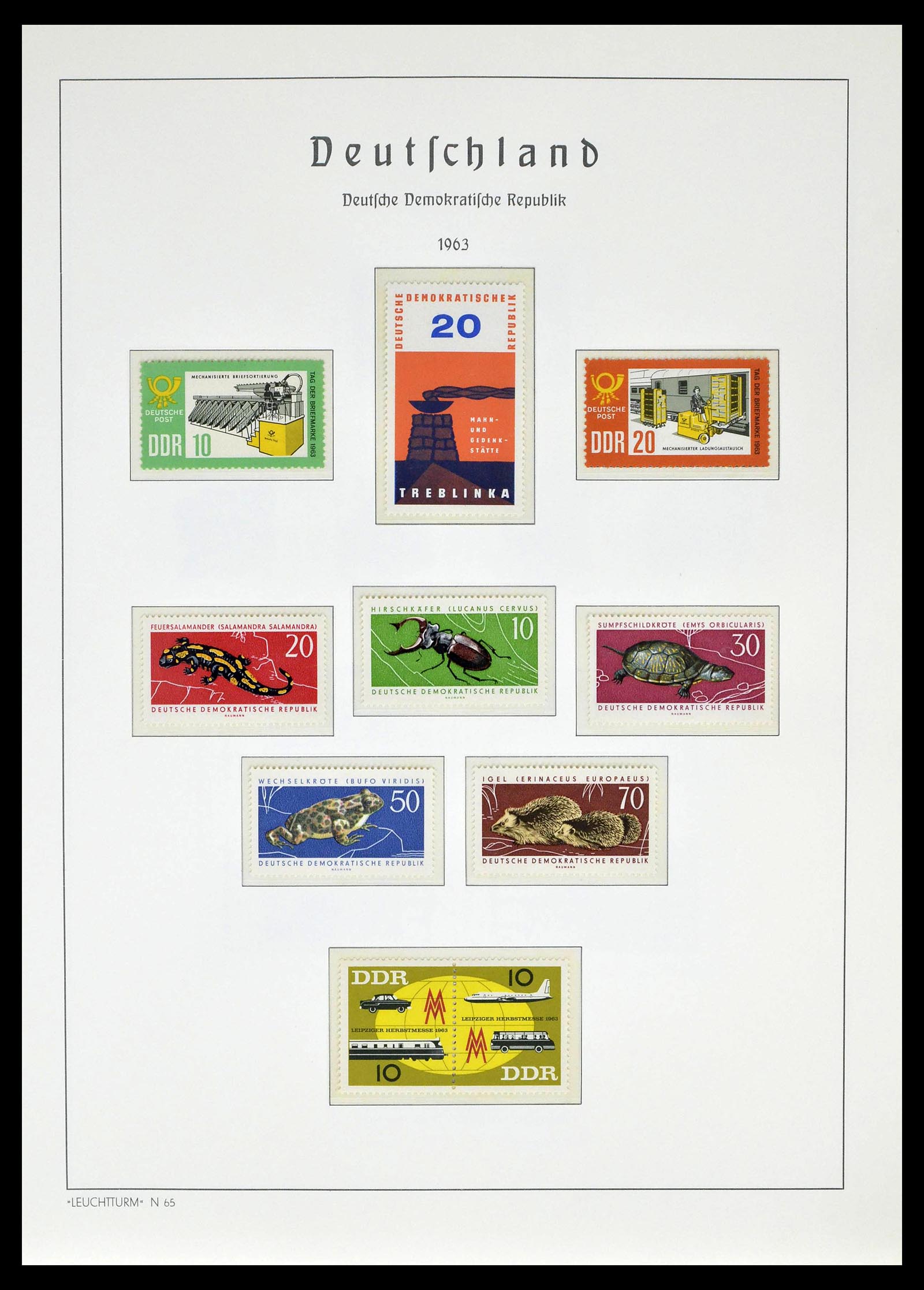 39138 0081 - Stamp collection 39138 GDR 1949-1990.