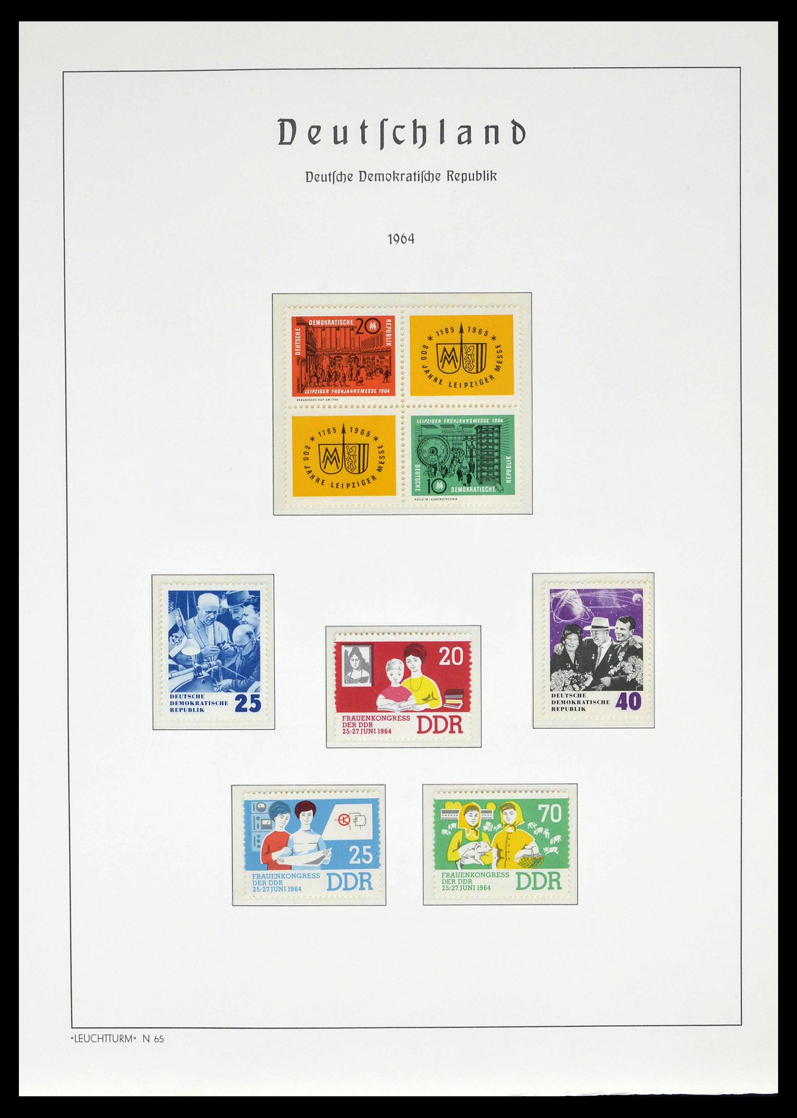 39138 0087 - Stamp collection 39138 GDR 1949-1990.