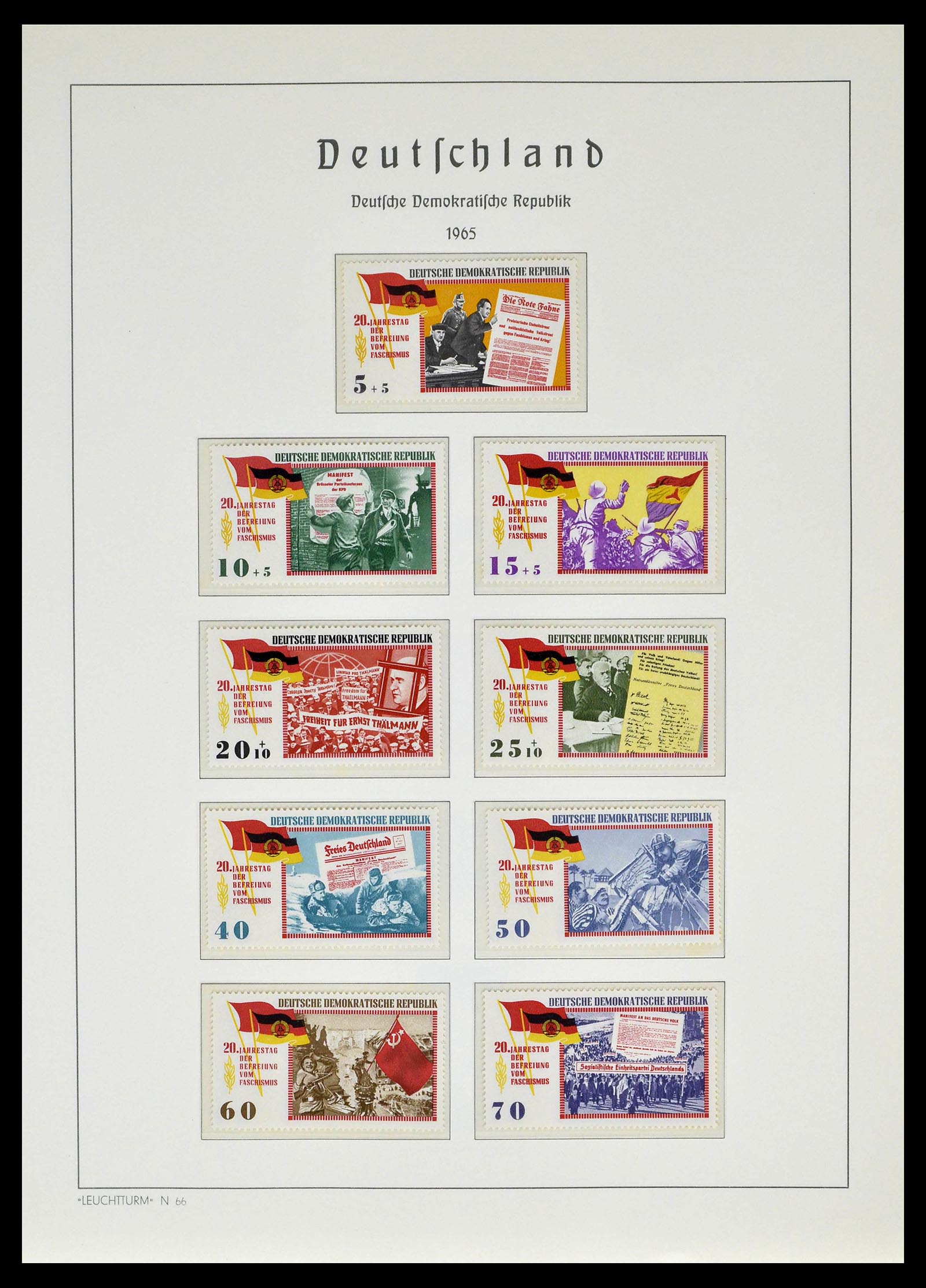 39138 0097 - Stamp collection 39138 GDR 1949-1990.