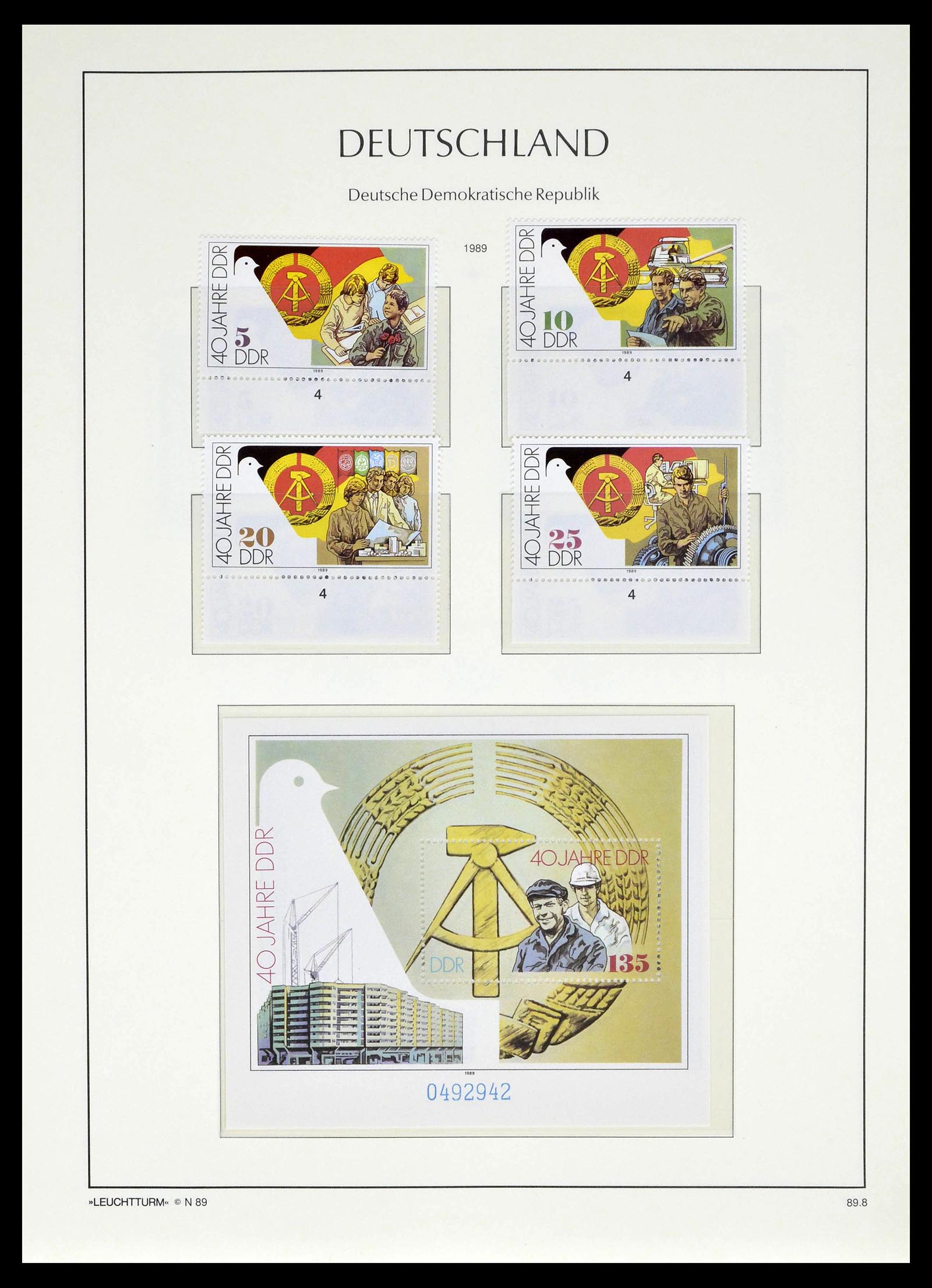 39138 0341 - Postzegelverzameling 39138 DDR 1949-1990.