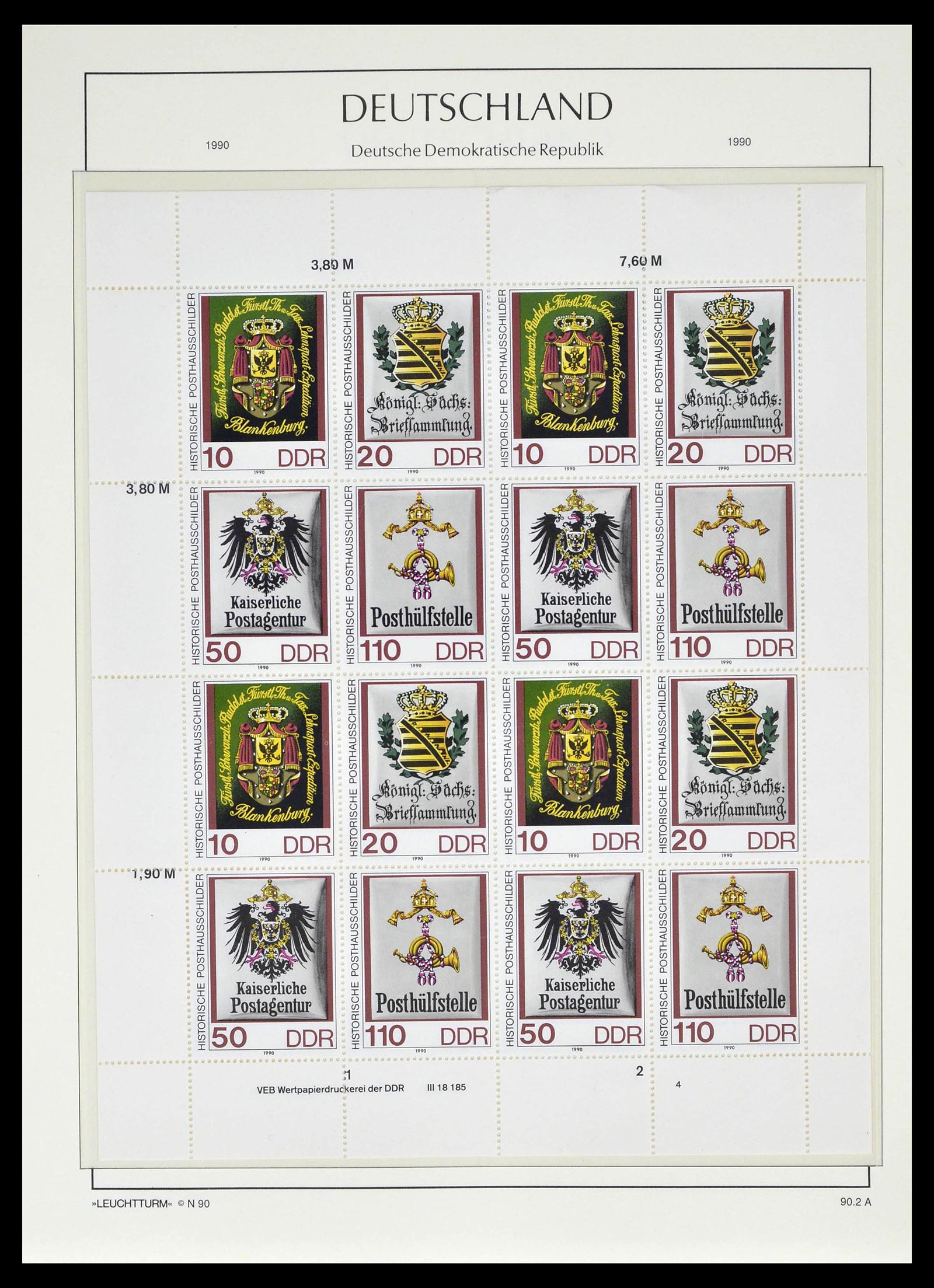 39138 0345 - Stamp collection 39138 GDR 1949-1990.