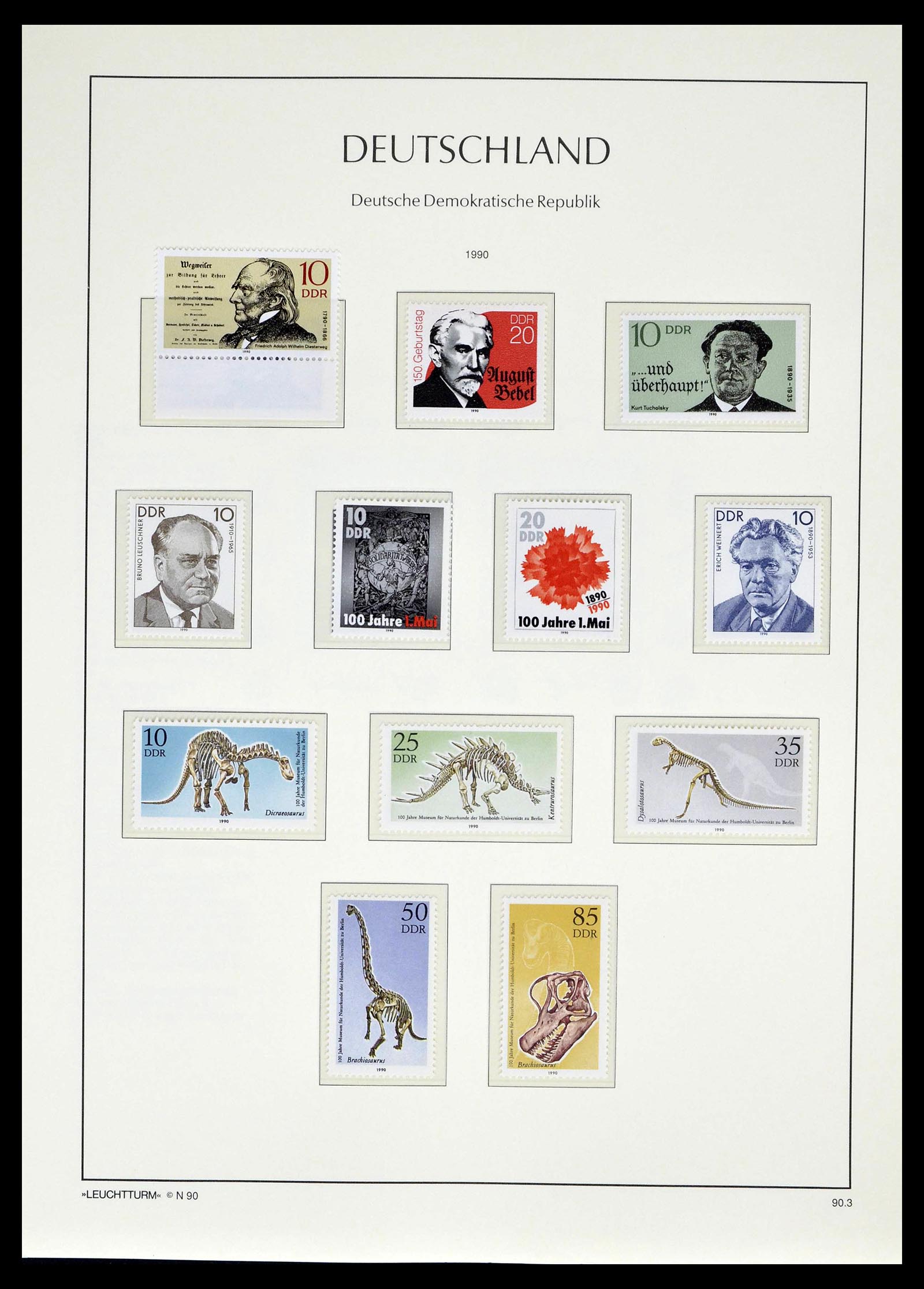 39138 0346 - Postzegelverzameling 39138 DDR 1949-1990.