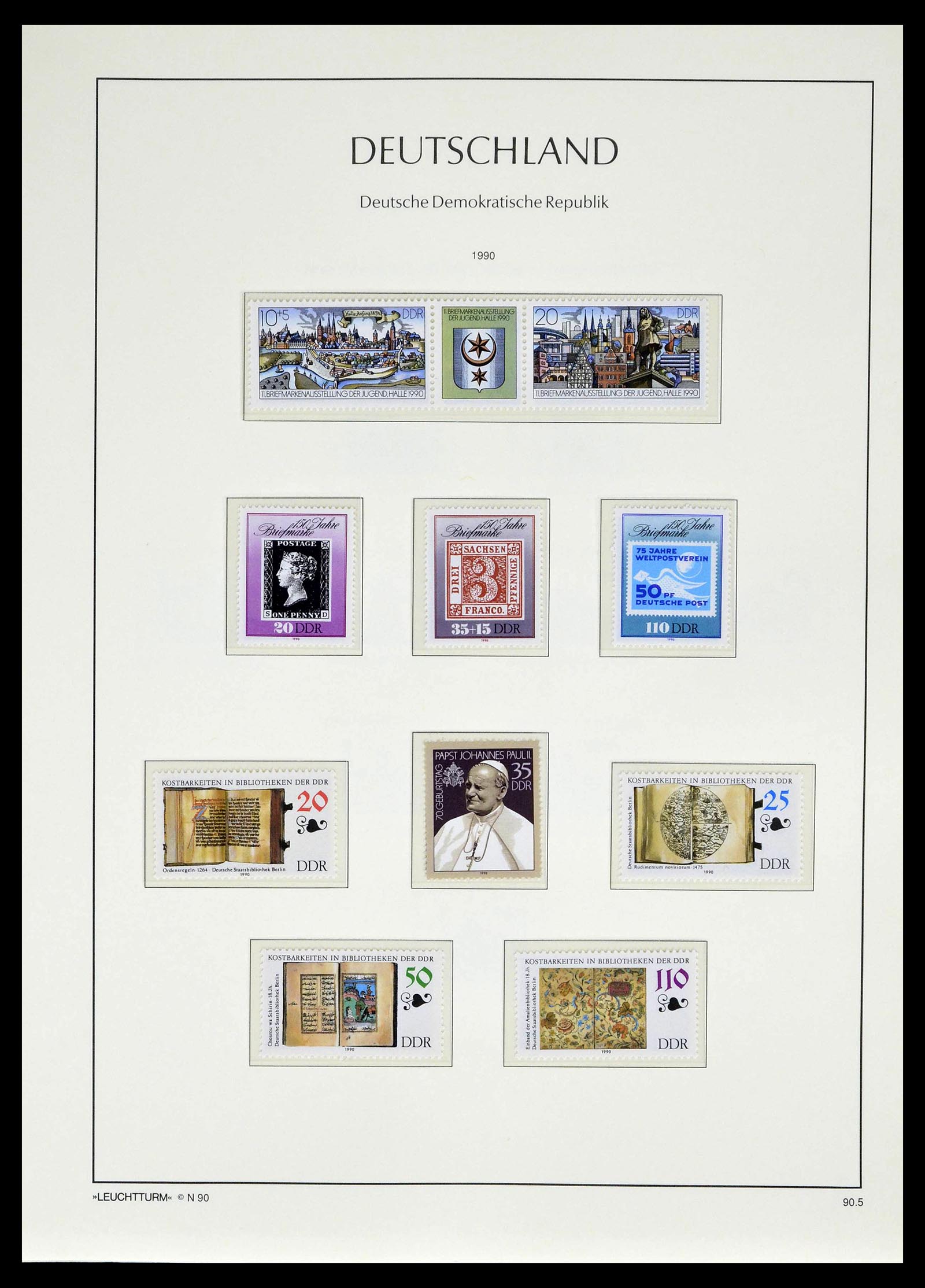39138 0349 - Postzegelverzameling 39138 DDR 1949-1990.