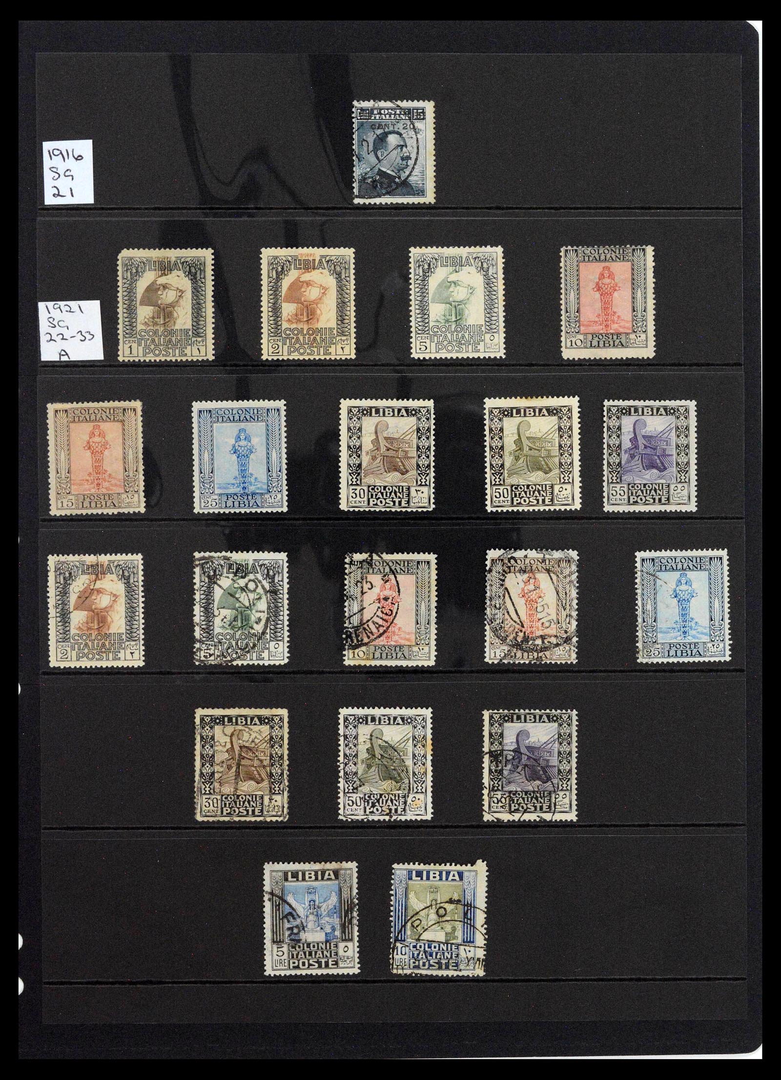 39140 0009 - Stamp collection 39140 Italian colonies 1874-1941.