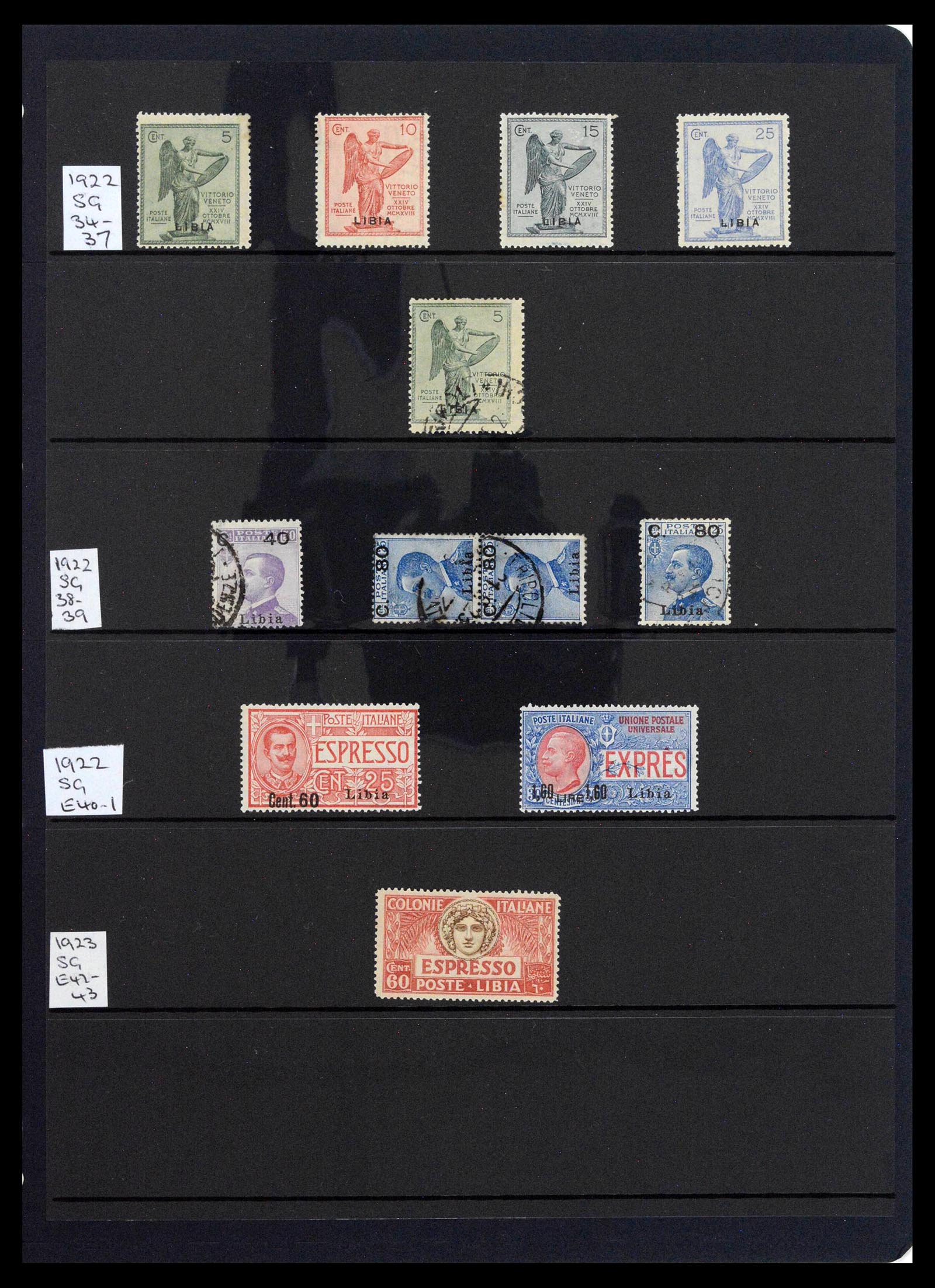 39140 0010 - Postzegelverzameling 39140 Italiaanse koloniën 1874-1941.