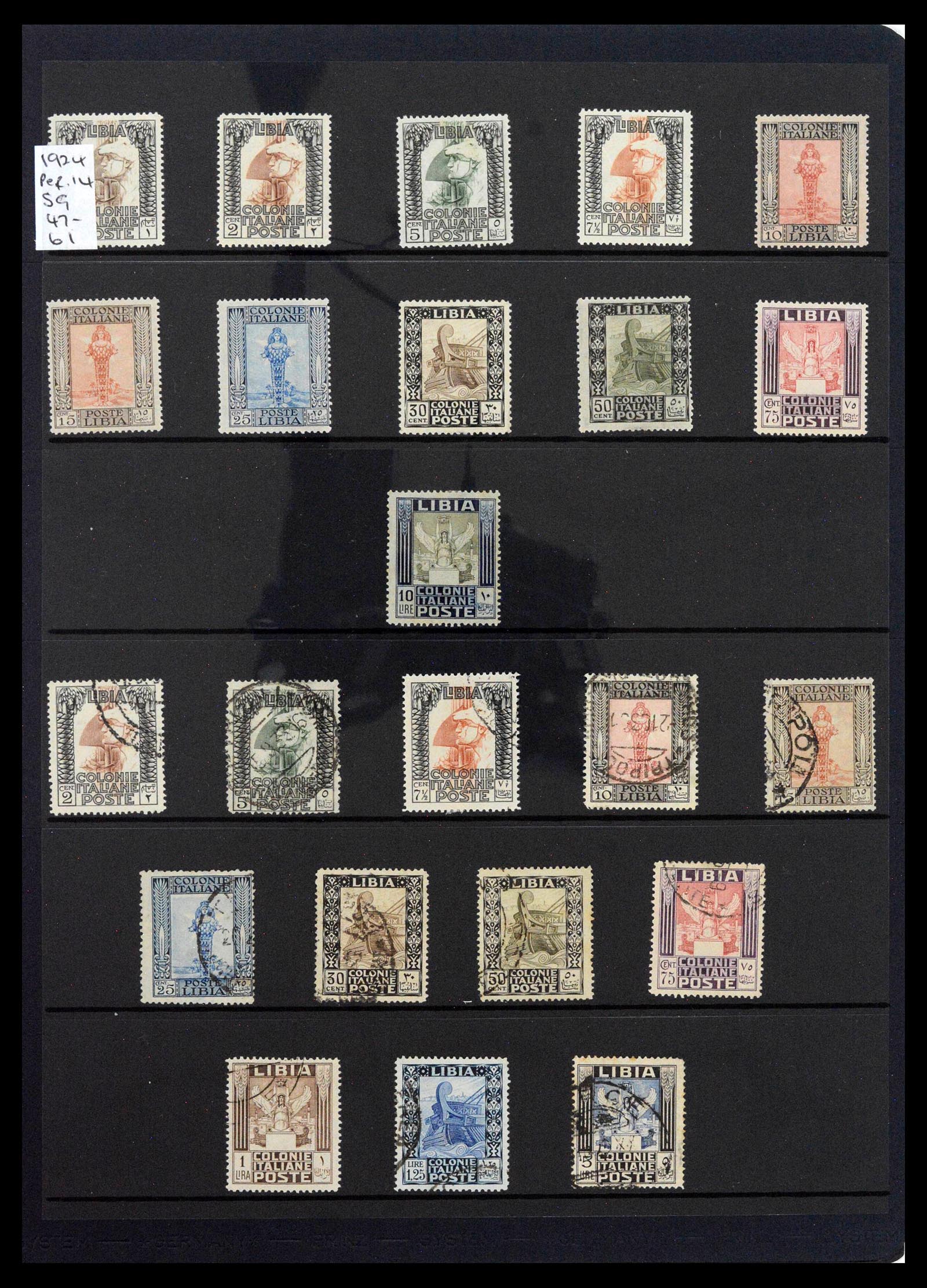 39140 0012 - Postzegelverzameling 39140 Italiaanse koloniën 1874-1941.