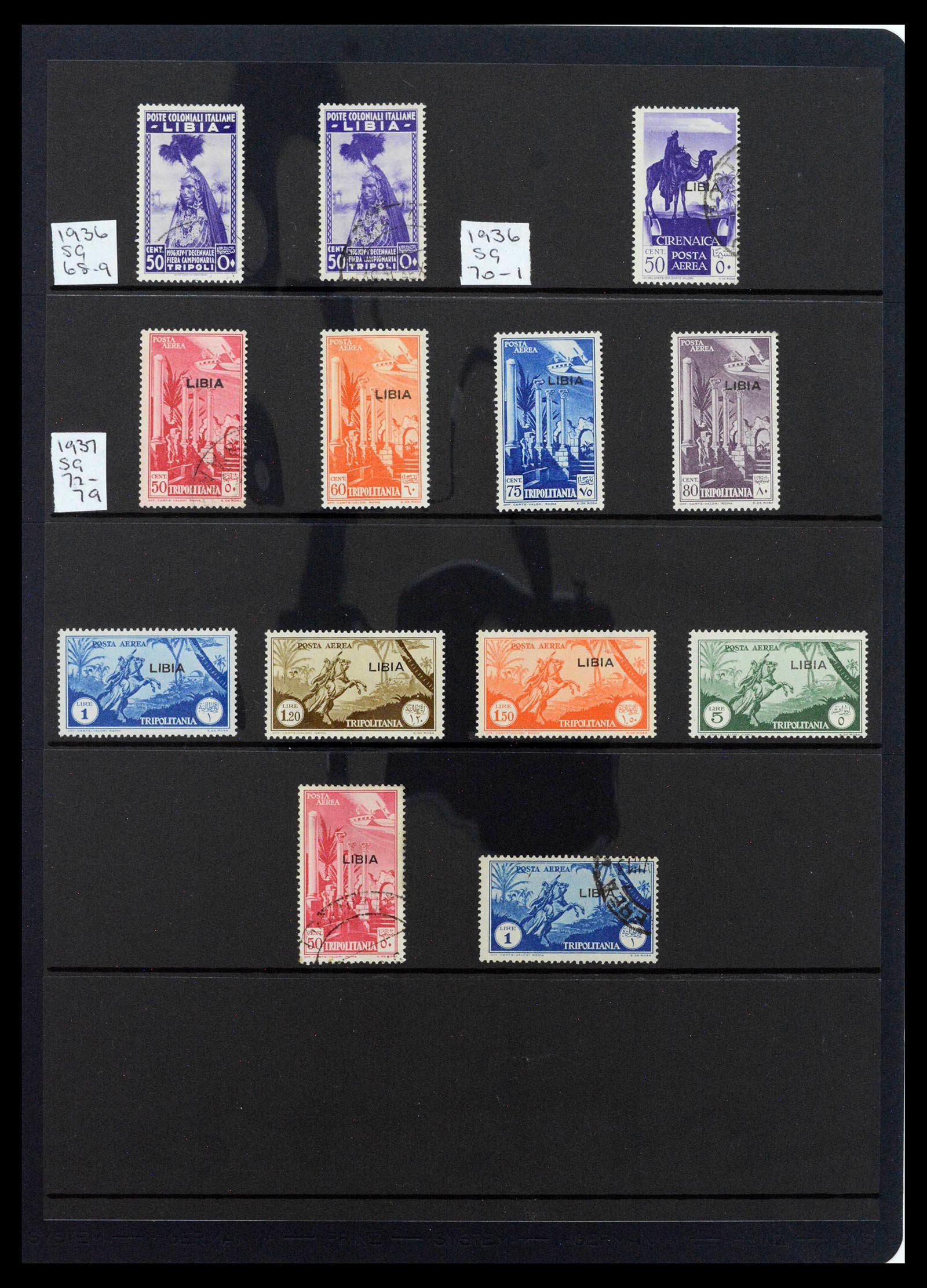 39140 0020 - Postzegelverzameling 39140 Italiaanse koloniën 1874-1941.