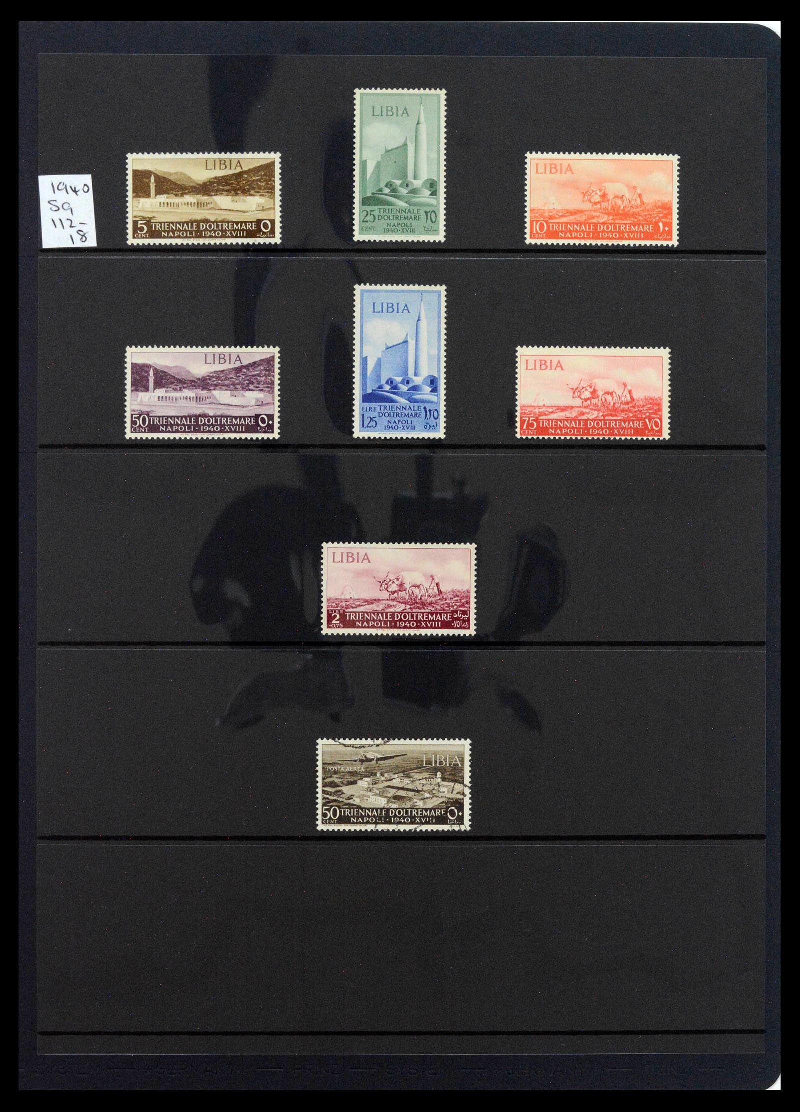 39140 0025 - Postzegelverzameling 39140 Italiaanse koloniën 1874-1941.