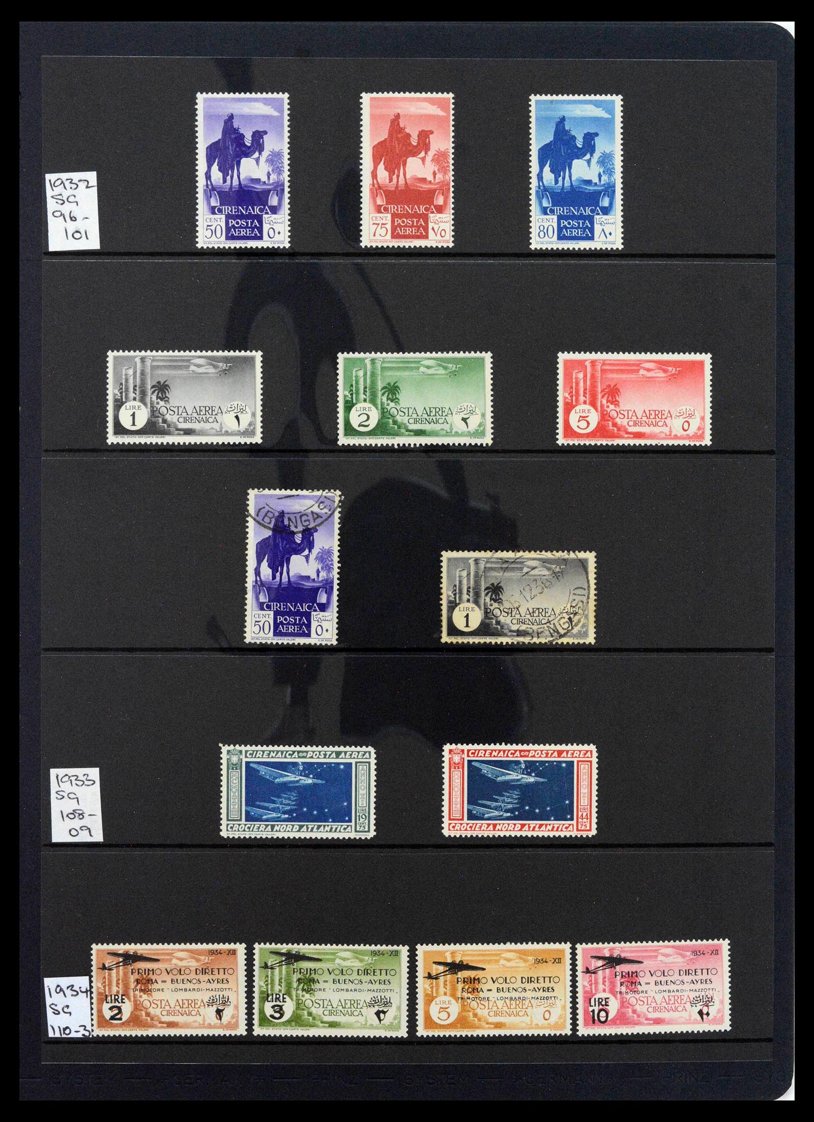 39140 0036 - Postzegelverzameling 39140 Italiaanse koloniën 1874-1941.