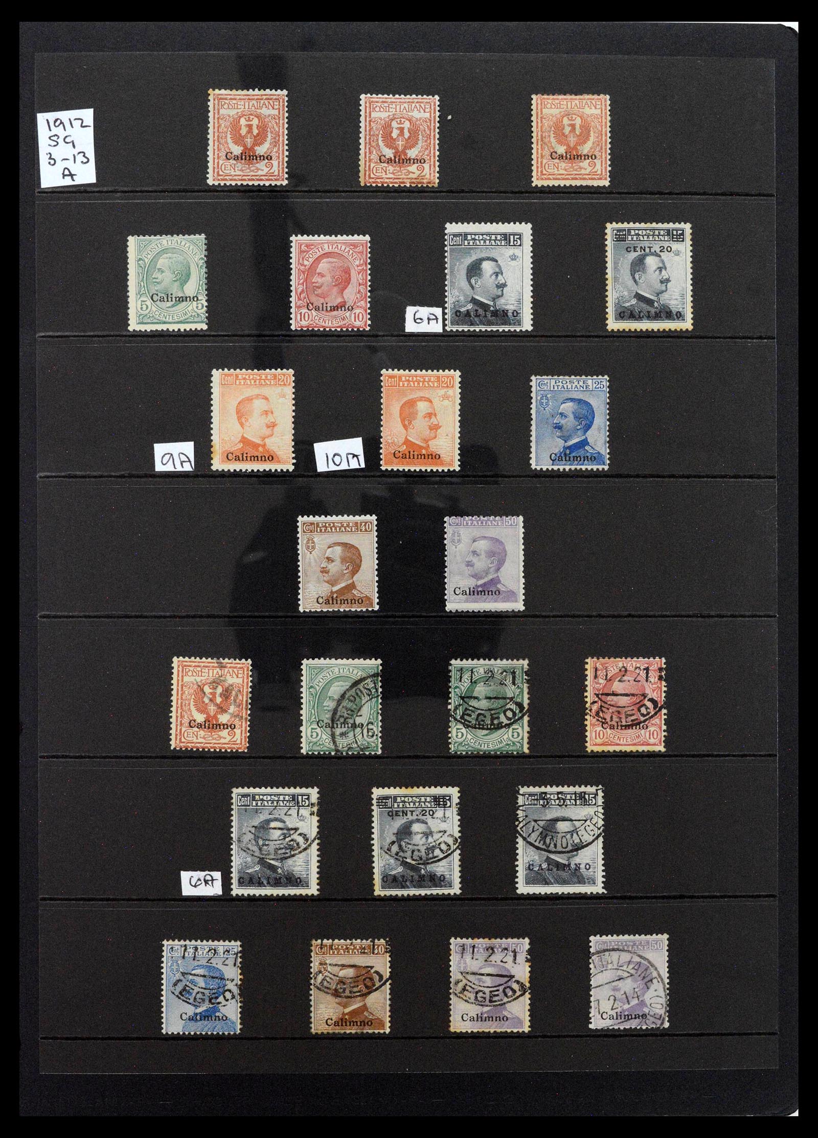 39140 0063 - Postzegelverzameling 39140 Italiaanse koloniën 1874-1941.