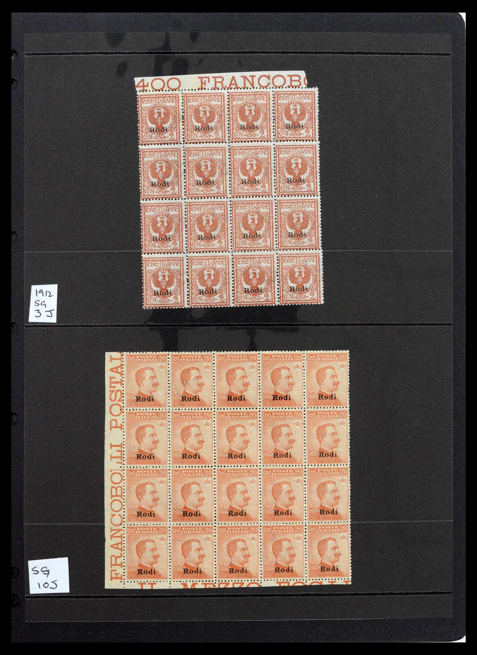 39140 0073 - Postzegelverzameling 39140 Italiaanse koloniën 1874-1941.