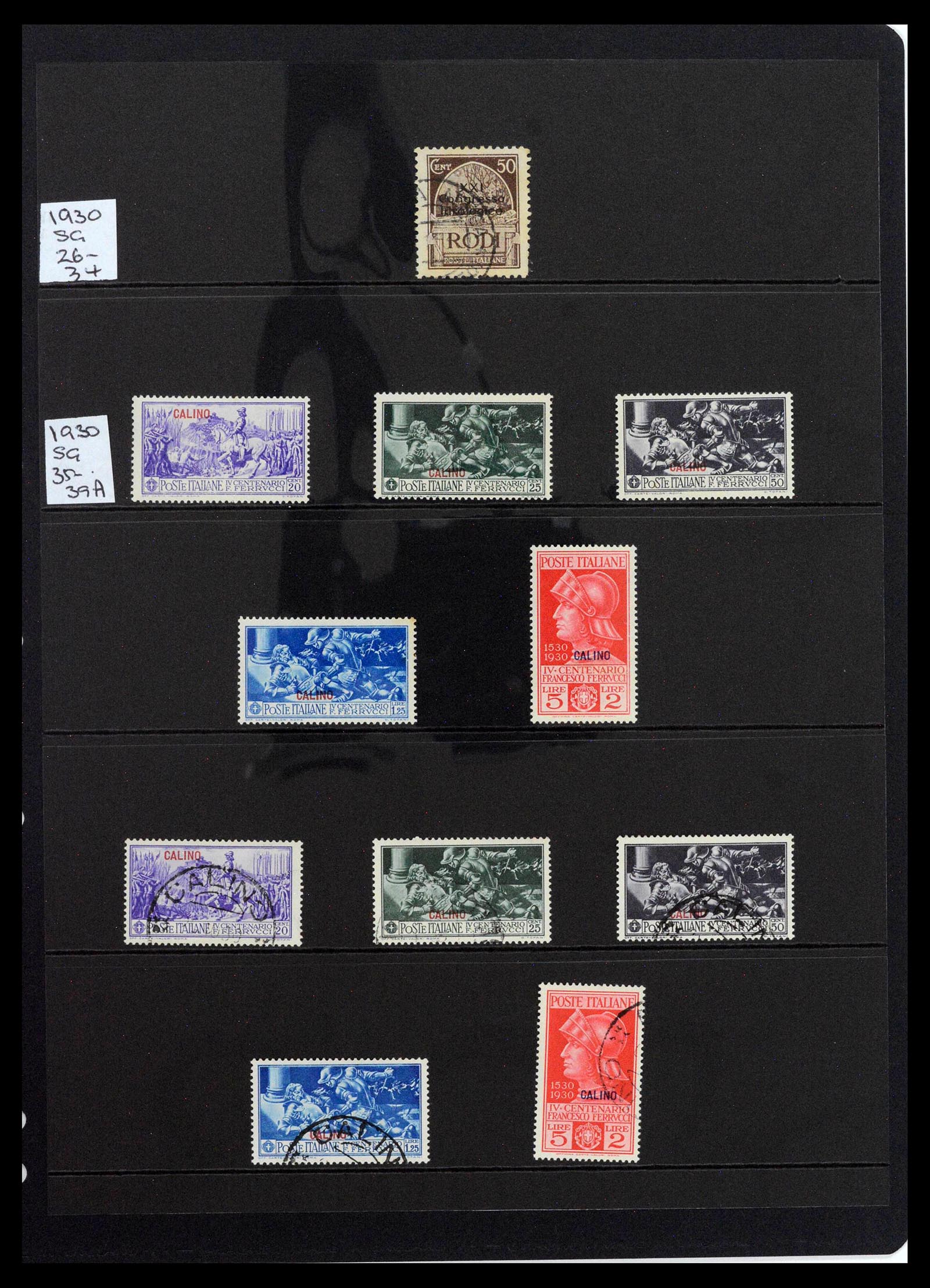 39140 0080 - Postzegelverzameling 39140 Italiaanse koloniën 1874-1941.