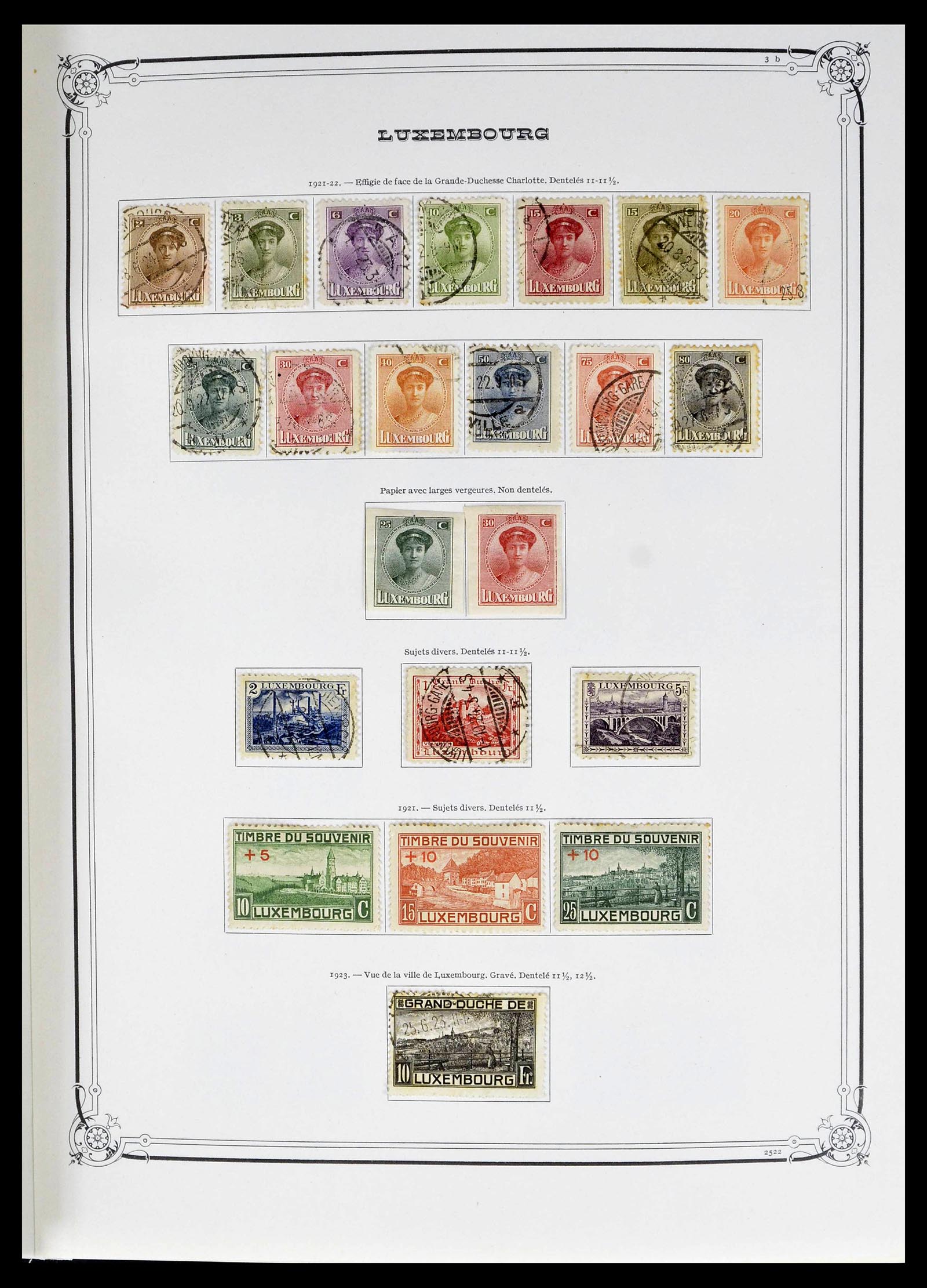 39142 0005 - Postzegelverzameling 39142 Luxemburg 1852-1991.