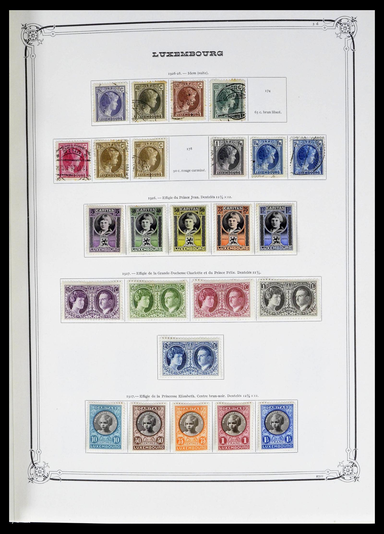 39142 0007 - Postzegelverzameling 39142 Luxemburg 1852-1991.