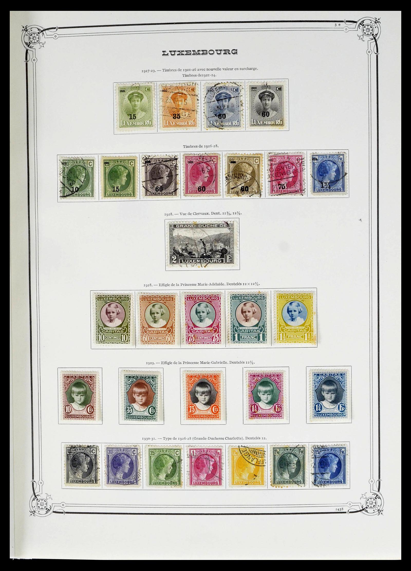 39142 0008 - Postzegelverzameling 39142 Luxemburg 1852-1991.