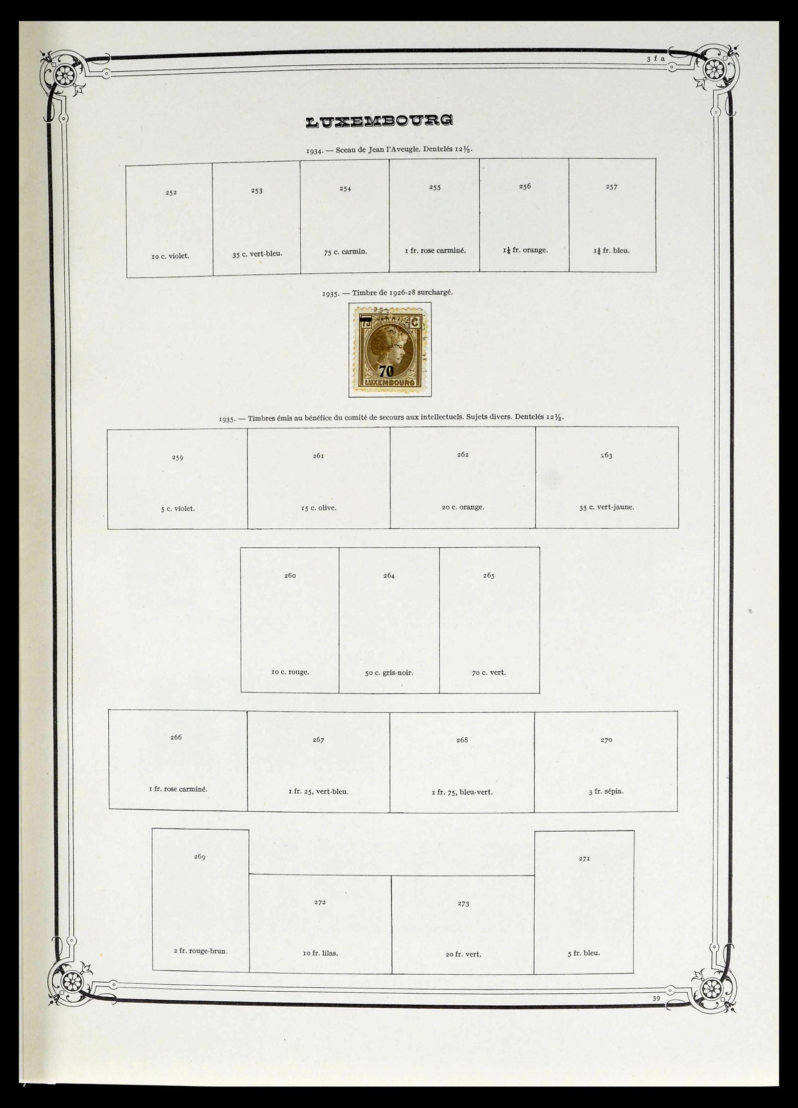 39142 0010 - Stamp collection 39142 Luxembourg 1852-1991.