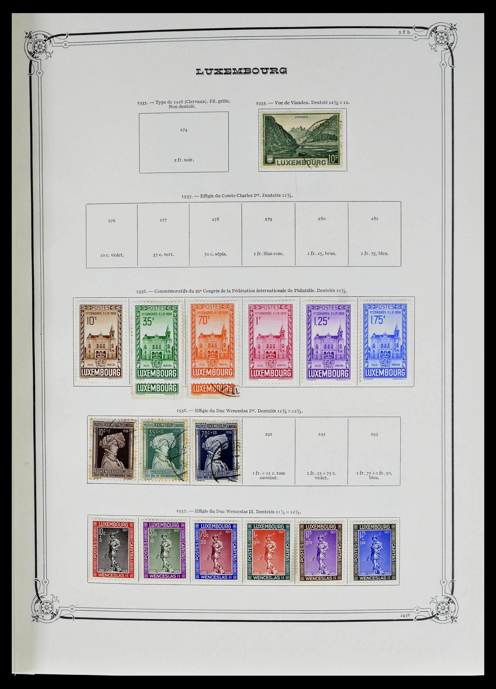 39142 0011 - Postzegelverzameling 39142 Luxemburg 1852-1991.