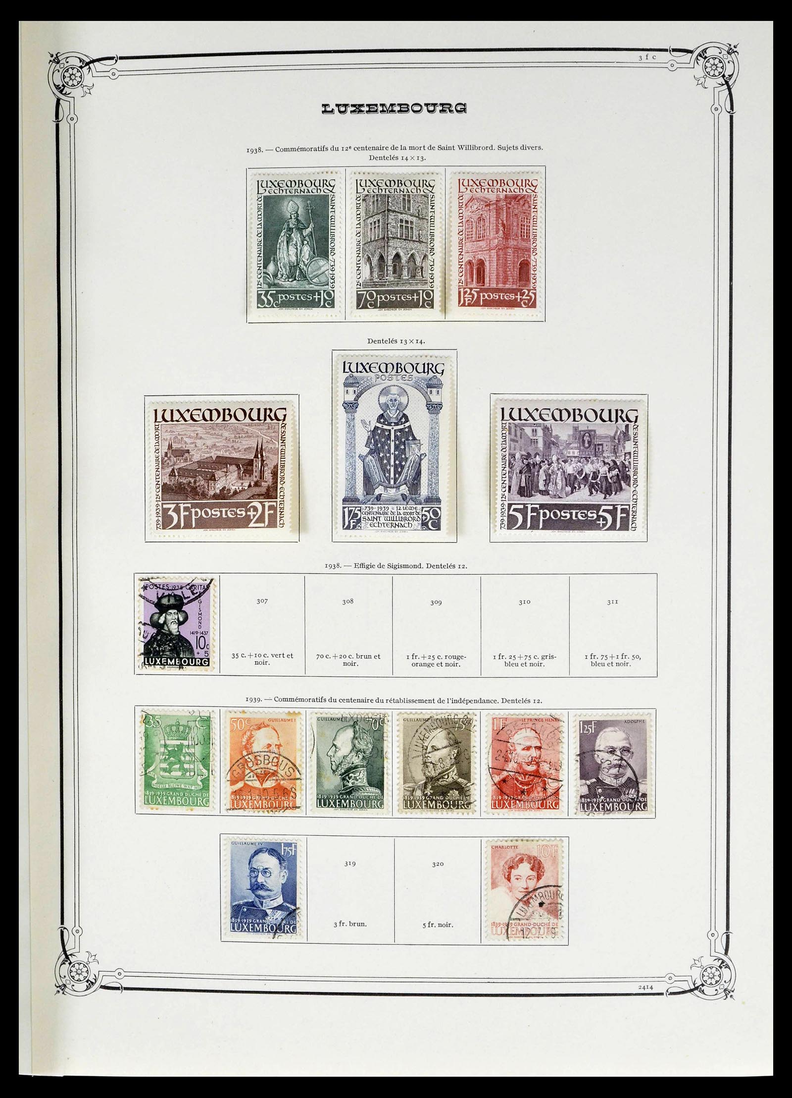 39142 0012 - Postzegelverzameling 39142 Luxemburg 1852-1991.