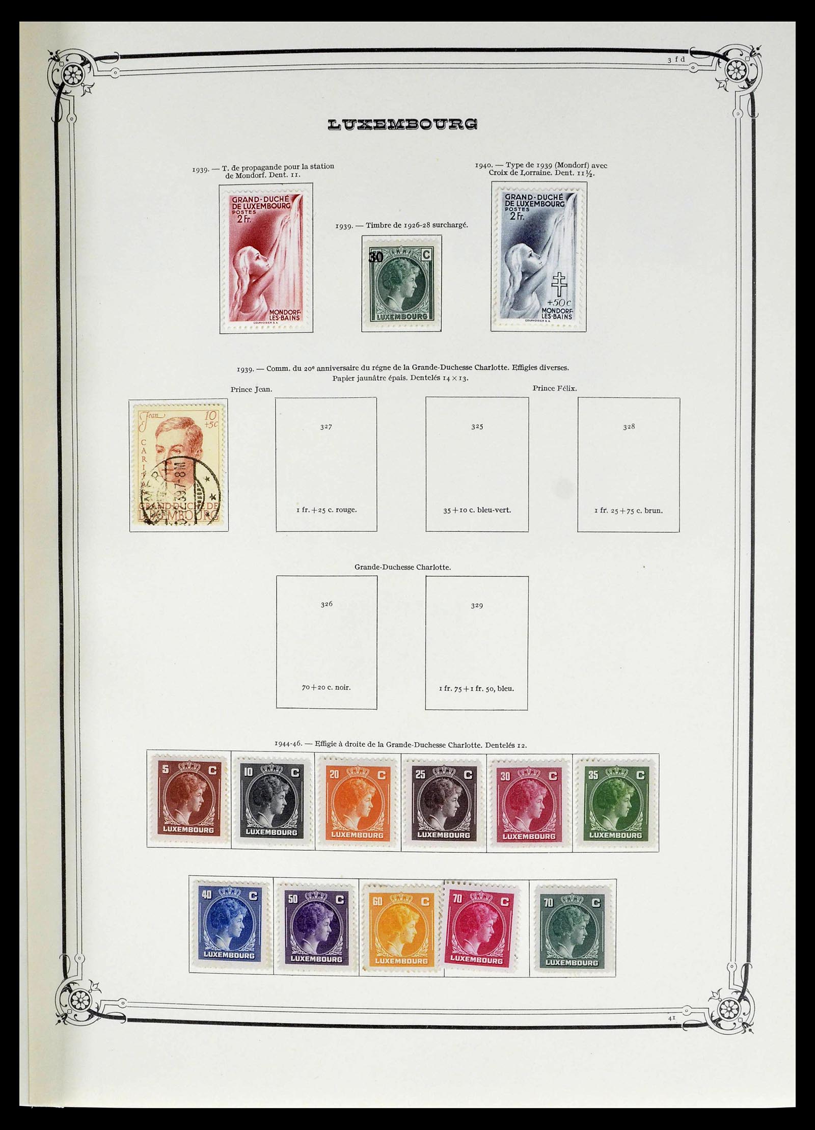 39142 0013 - Postzegelverzameling 39142 Luxemburg 1852-1991.