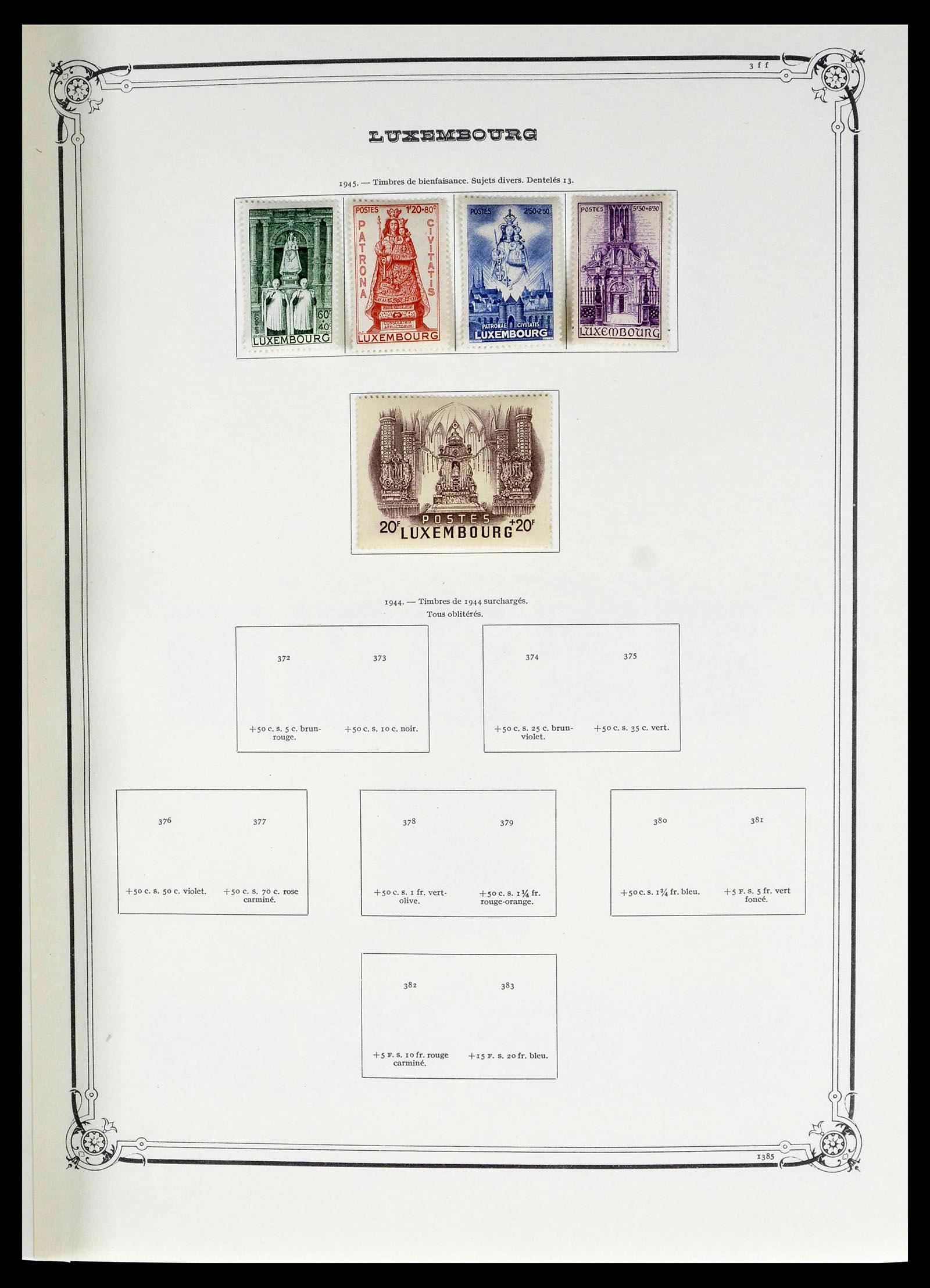 39142 0015 - Postzegelverzameling 39142 Luxemburg 1852-1991.