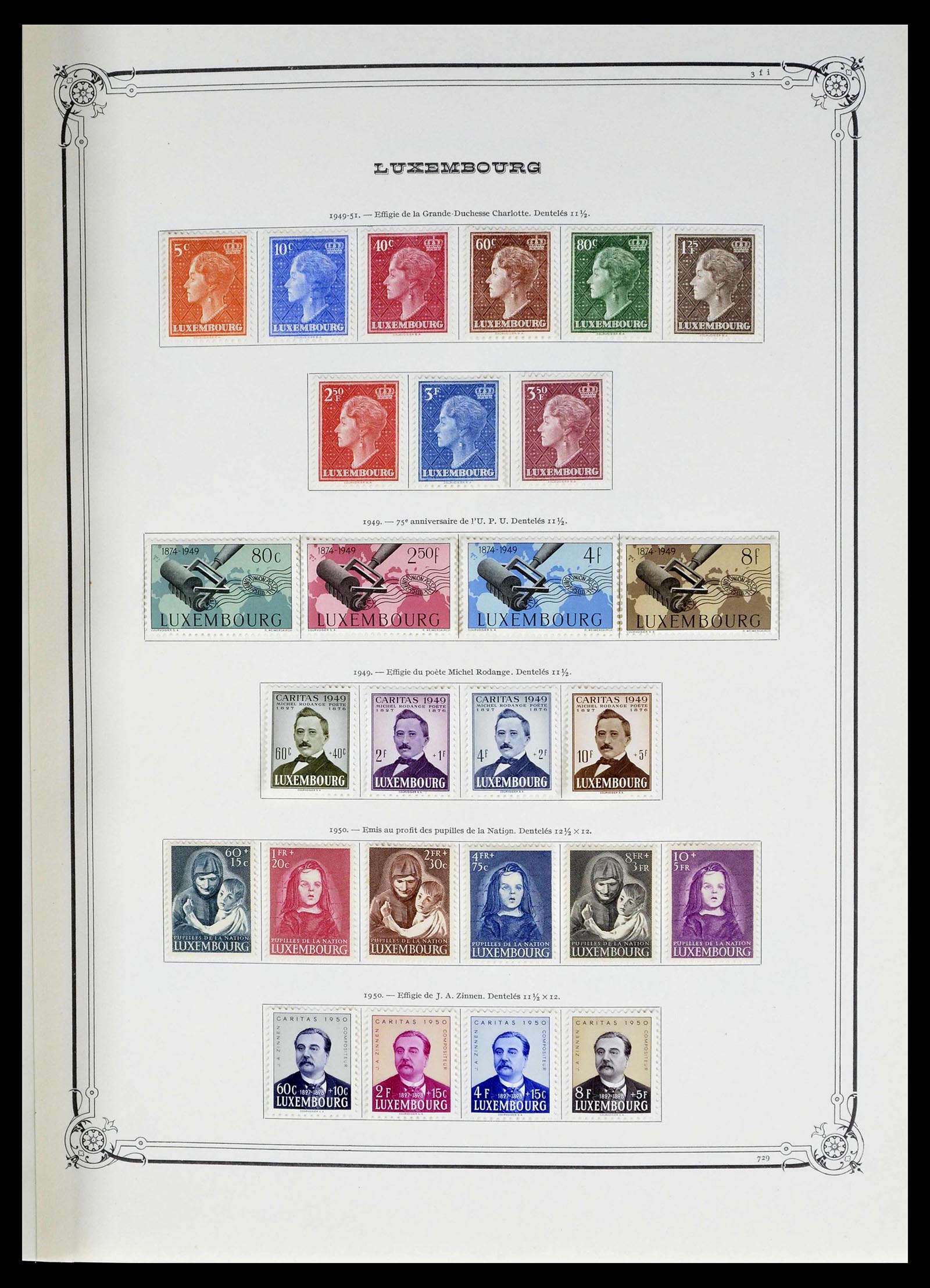 39142 0018 - Postzegelverzameling 39142 Luxemburg 1852-1991.