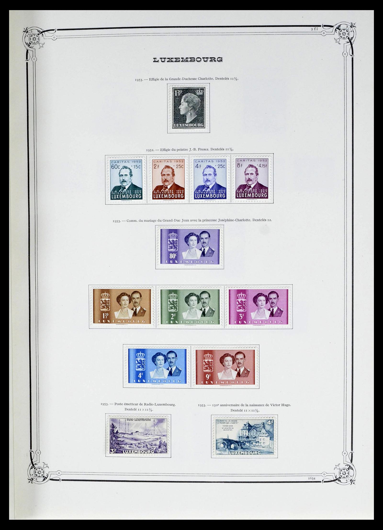 39142 0020 - Postzegelverzameling 39142 Luxemburg 1852-1991.