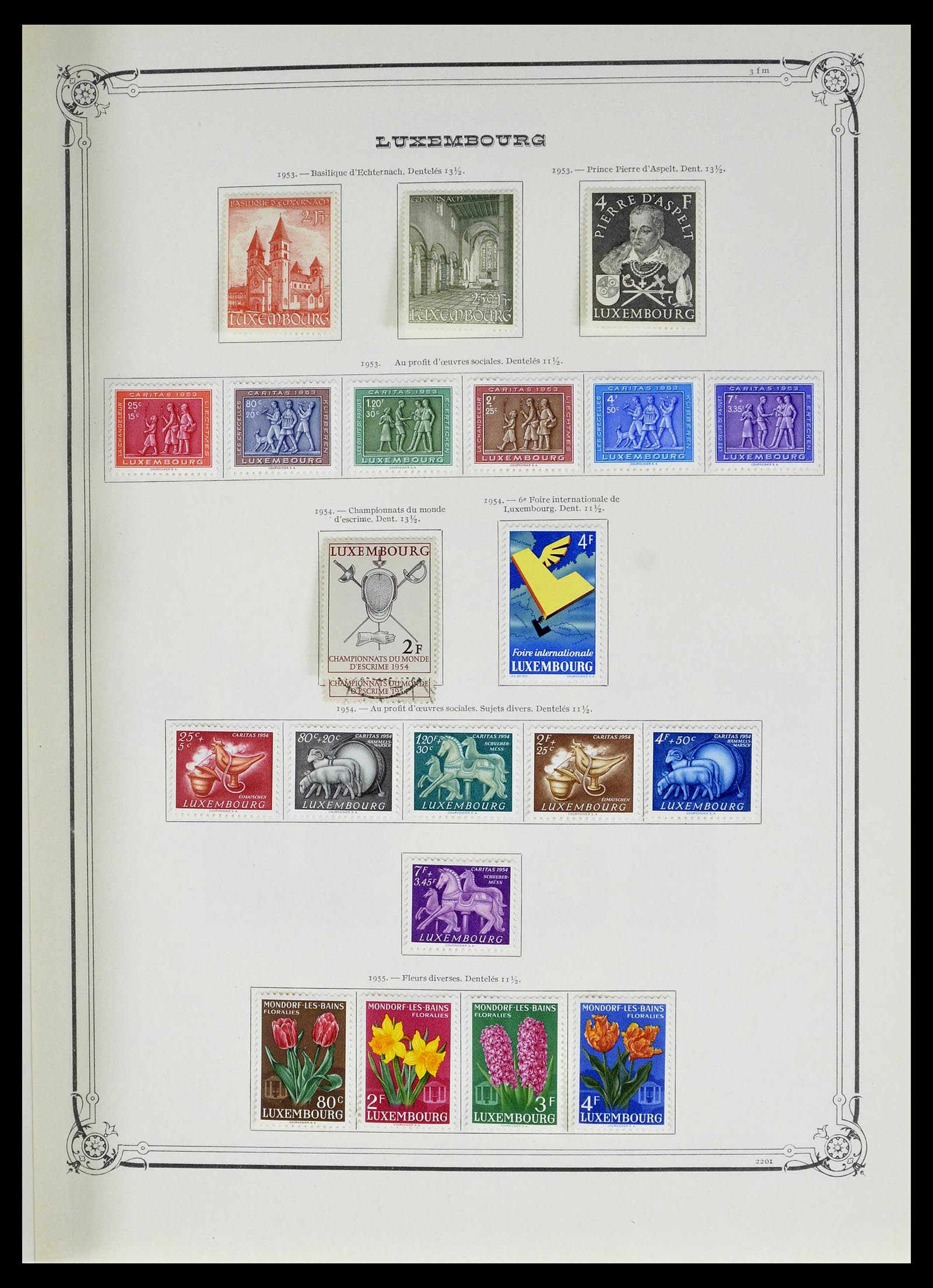 39142 0021 - Postzegelverzameling 39142 Luxemburg 1852-1991.