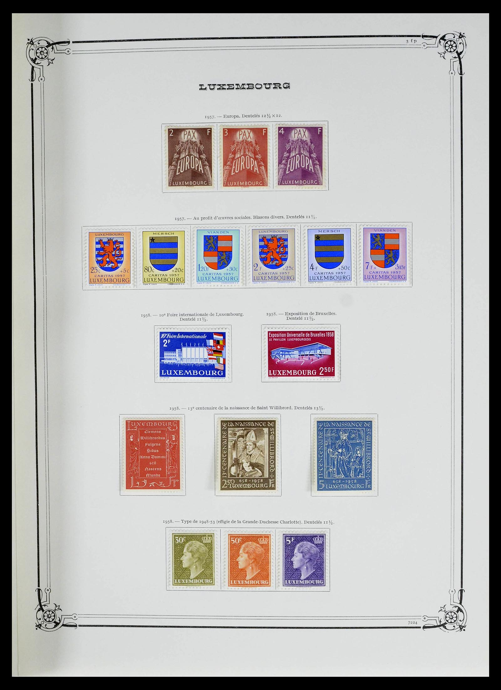 39142 0024 - Postzegelverzameling 39142 Luxemburg 1852-1991.