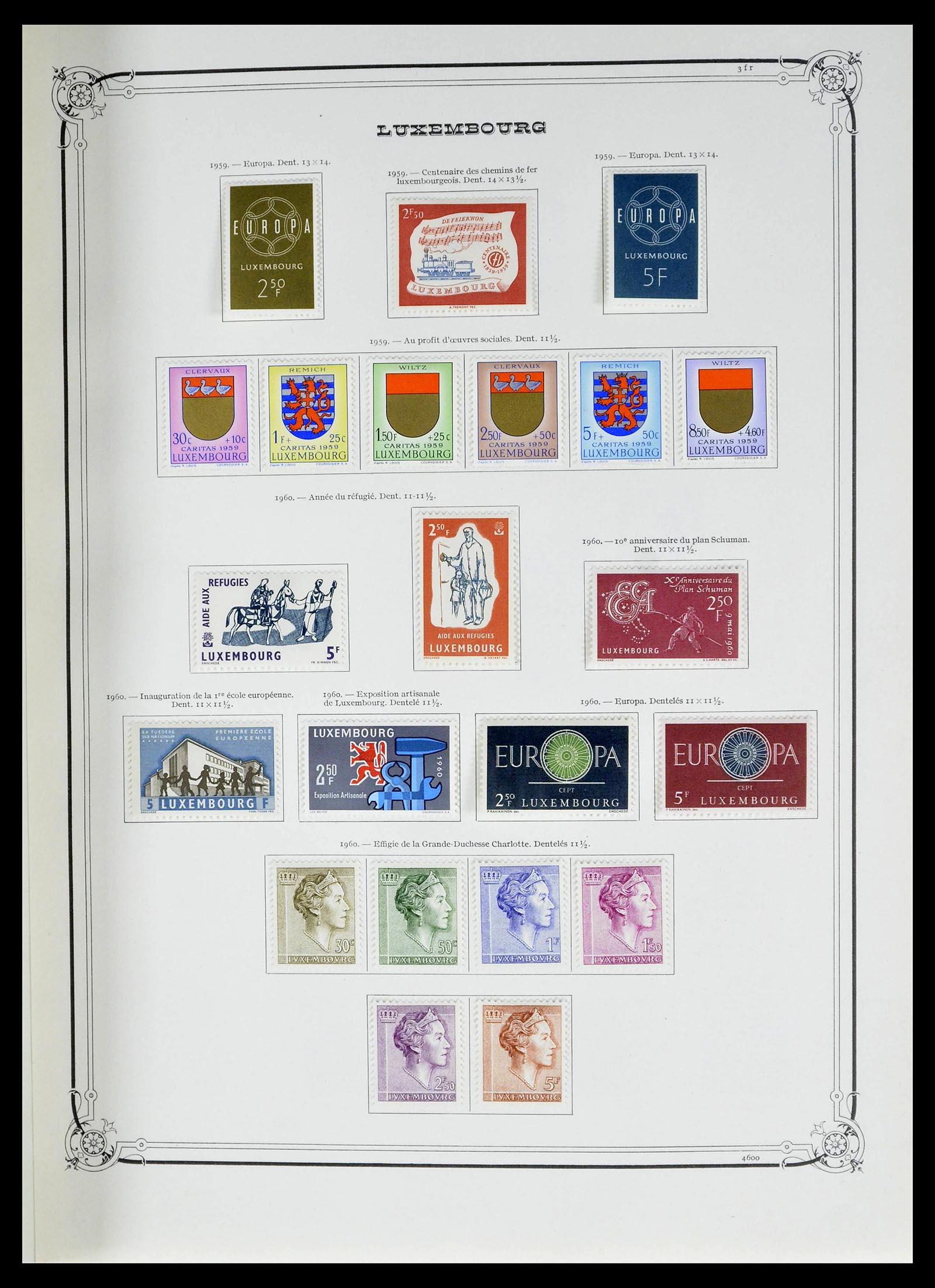 39142 0026 - Postzegelverzameling 39142 Luxemburg 1852-1991.
