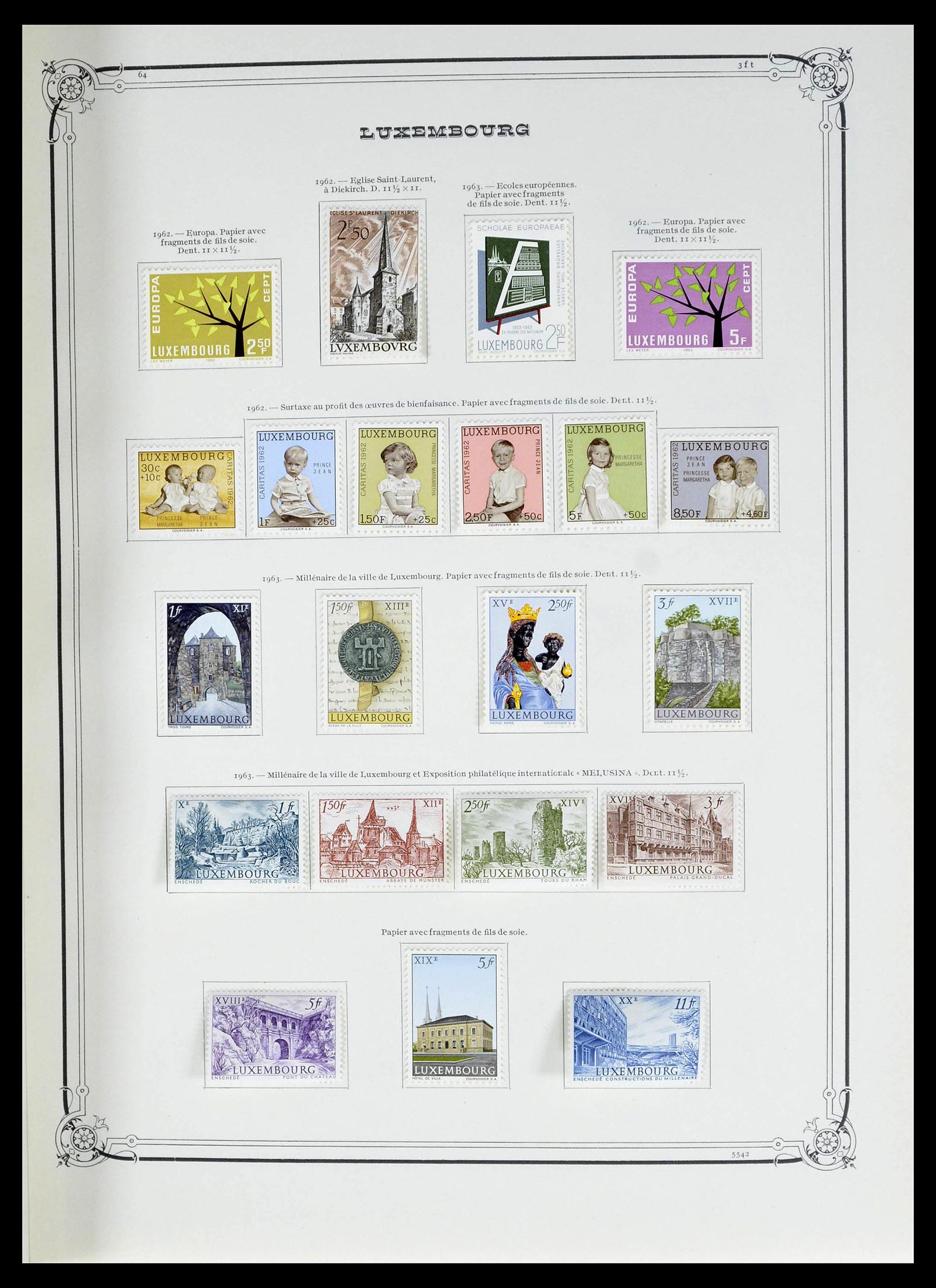 39142 0029 - Postzegelverzameling 39142 Luxemburg 1852-1991.