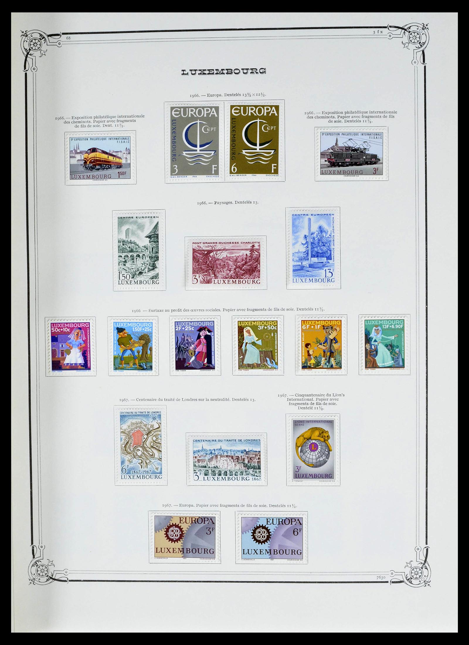 39142 0033 - Postzegelverzameling 39142 Luxemburg 1852-1991.