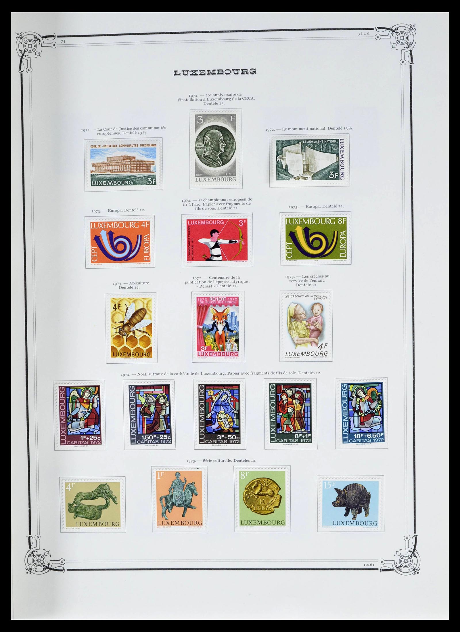 39142 0039 - Postzegelverzameling 39142 Luxemburg 1852-1991.