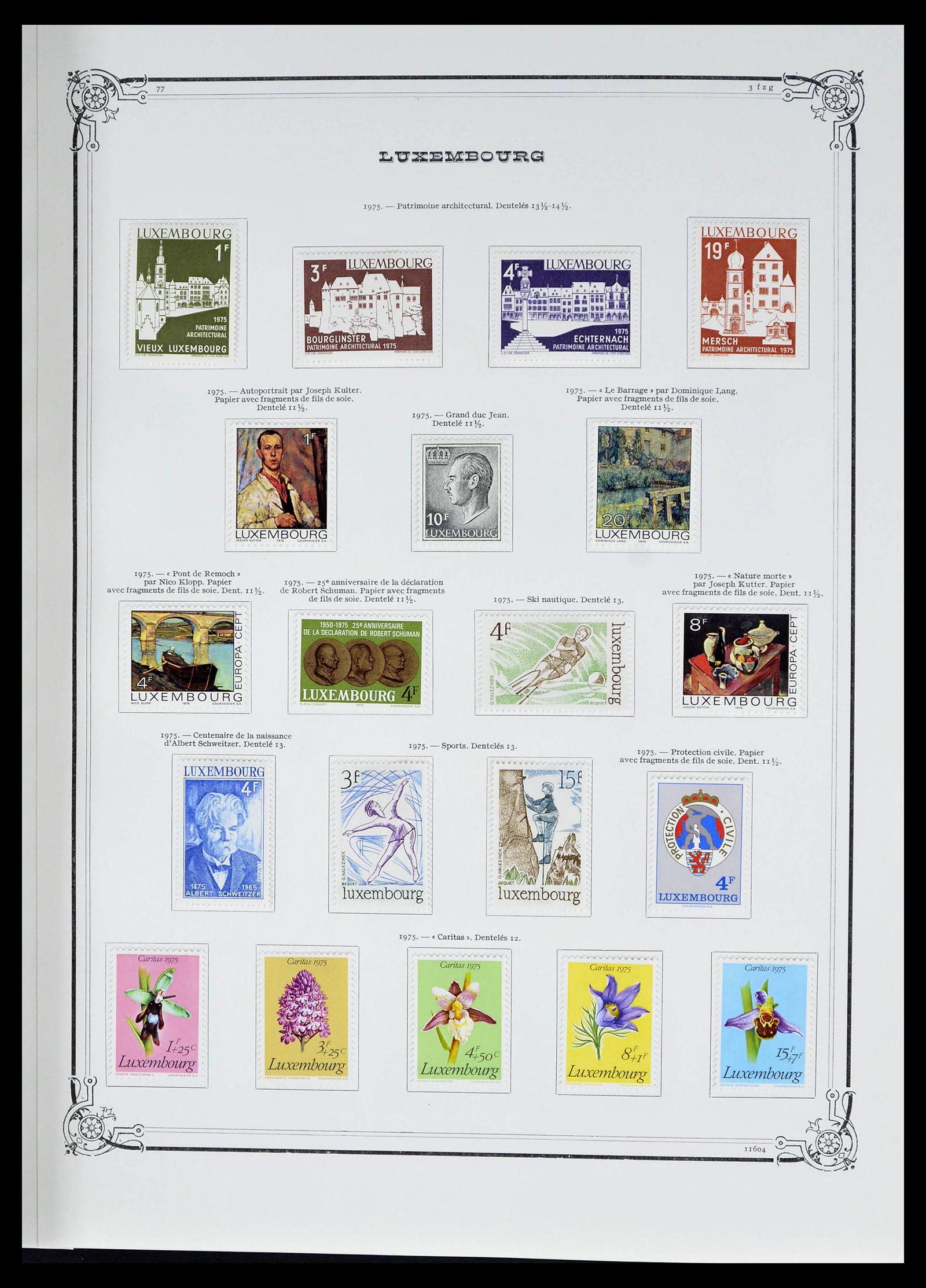 39142 0042 - Postzegelverzameling 39142 Luxemburg 1852-1991.