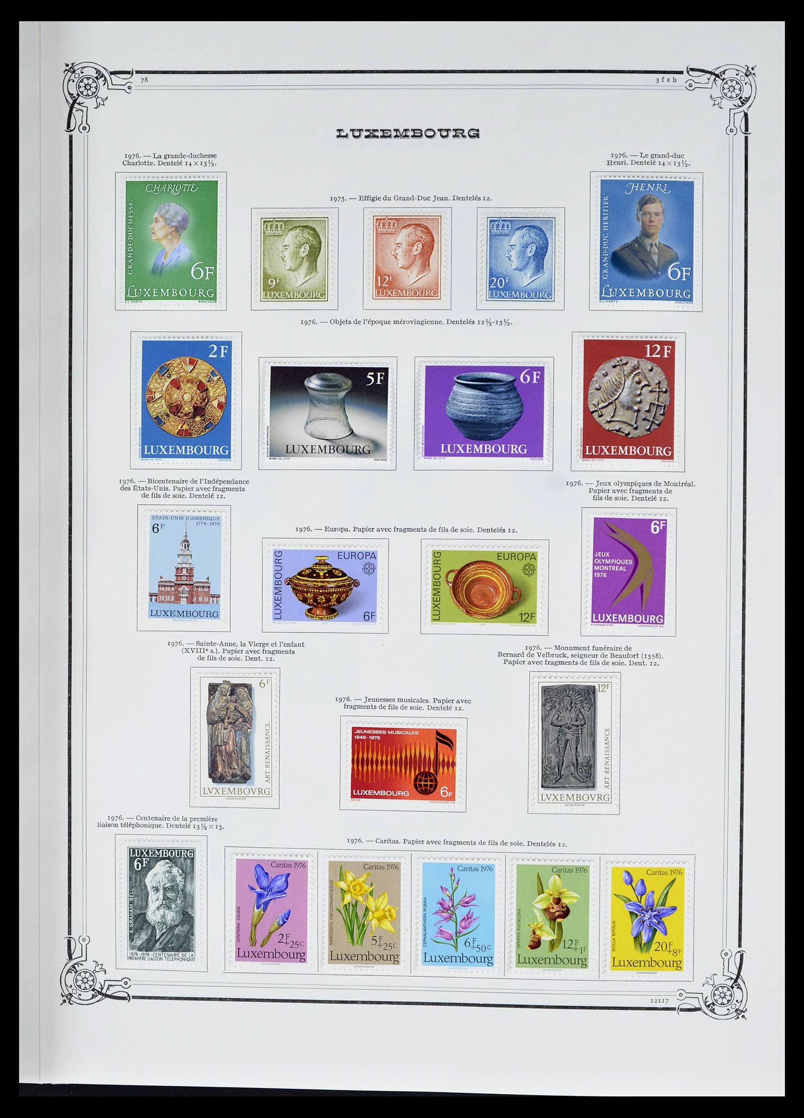 39142 0043 - Postzegelverzameling 39142 Luxemburg 1852-1991.