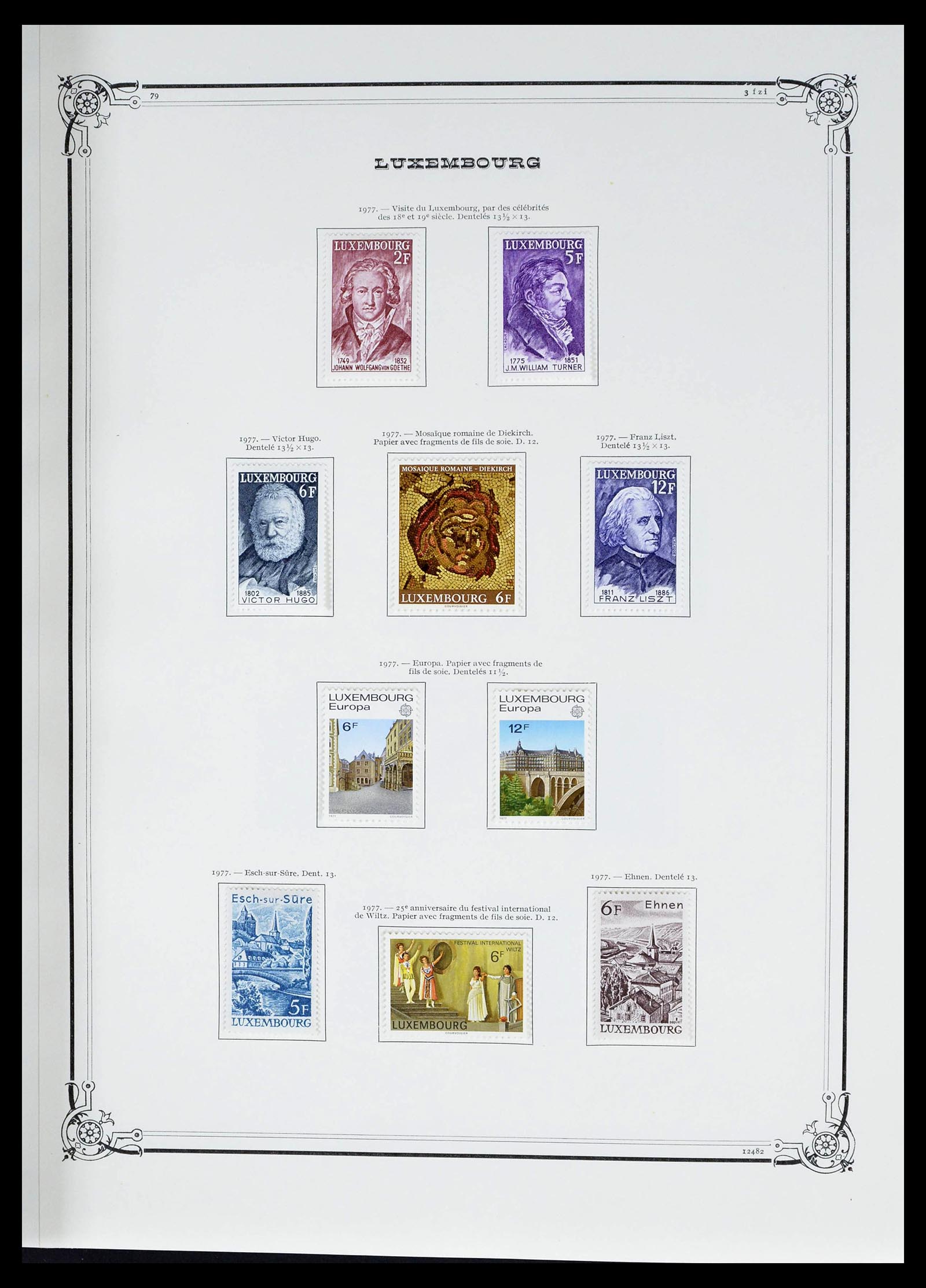39142 0044 - Postzegelverzameling 39142 Luxemburg 1852-1991.