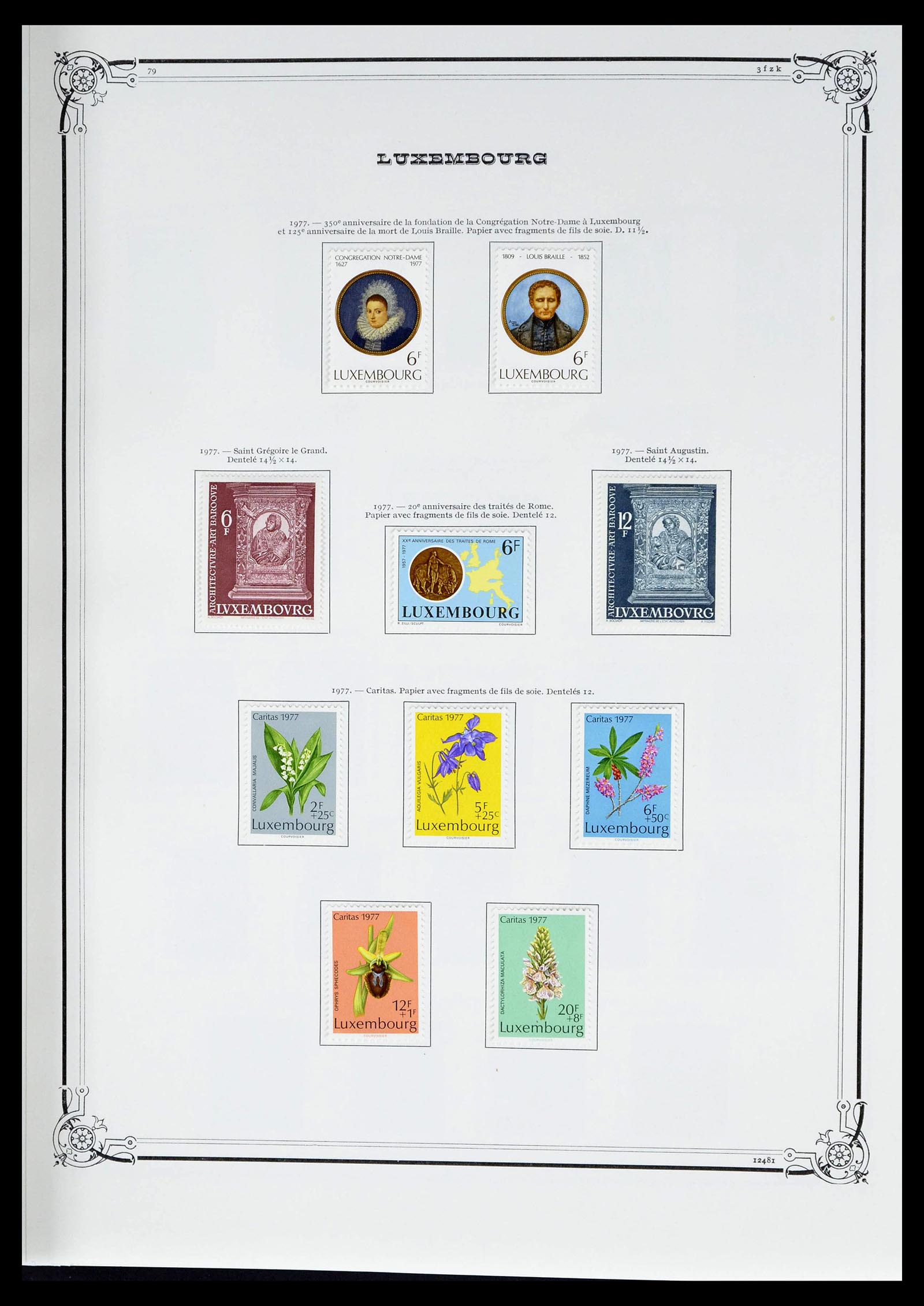39142 0045 - Postzegelverzameling 39142 Luxemburg 1852-1991.