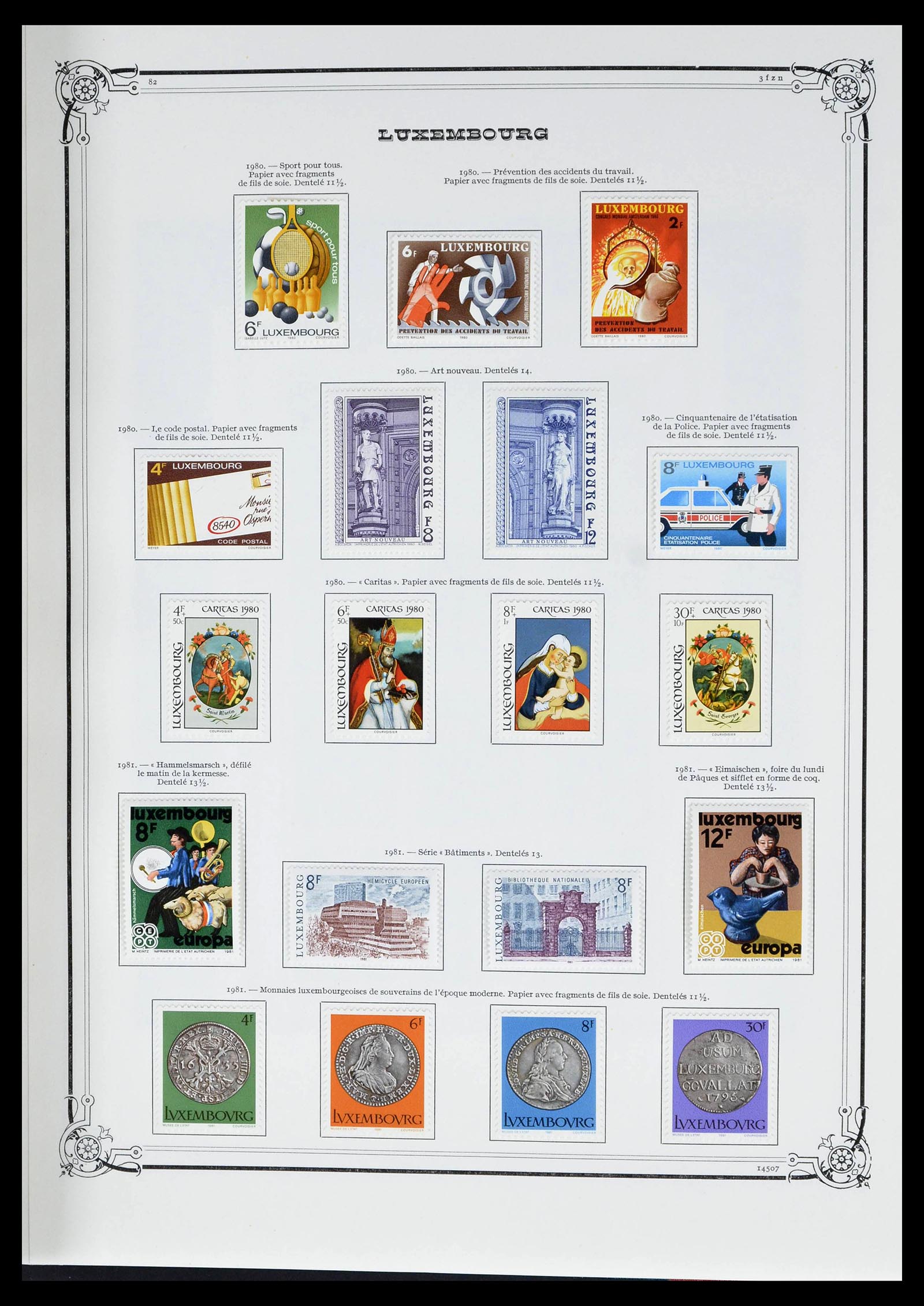 39142 0048 - Postzegelverzameling 39142 Luxemburg 1852-1991.