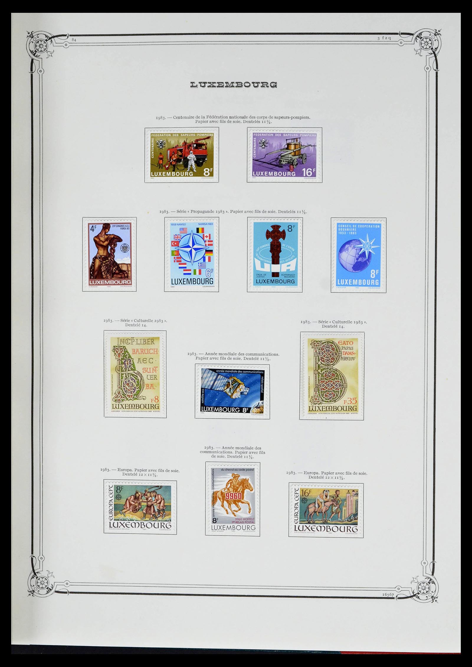 39142 0052 - Postzegelverzameling 39142 Luxemburg 1852-1991.