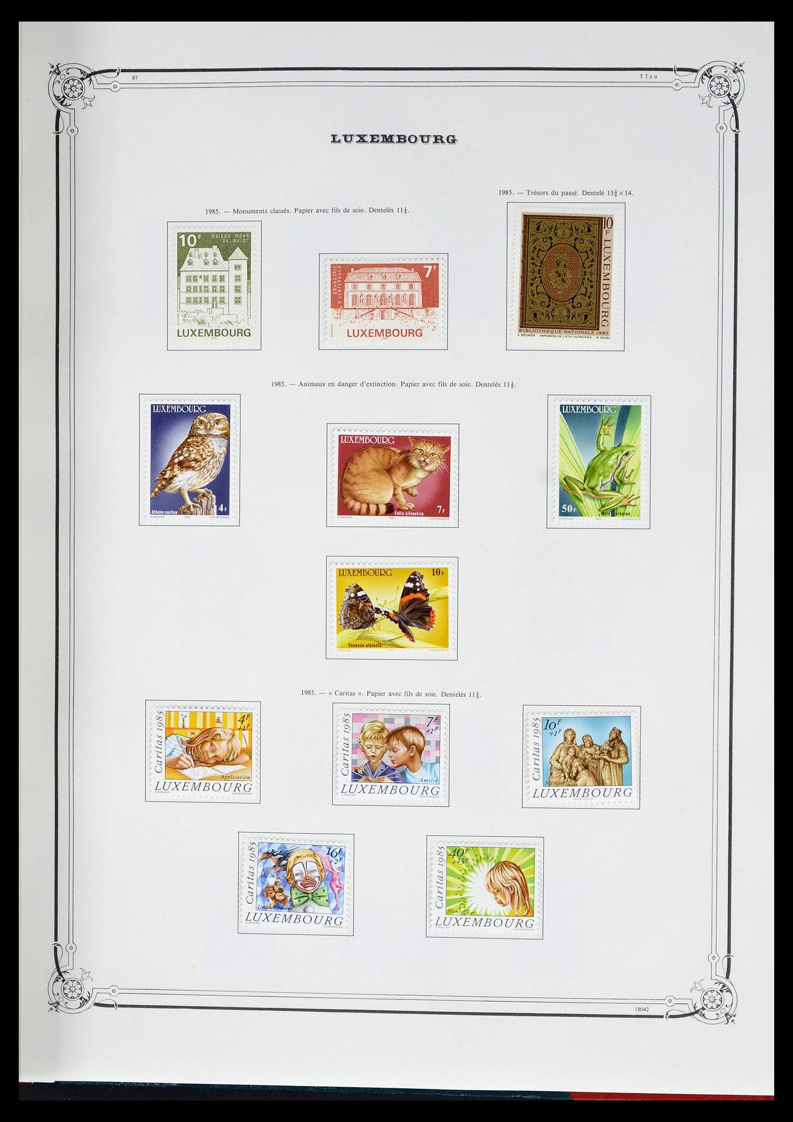 39142 0056 - Postzegelverzameling 39142 Luxemburg 1852-1991.