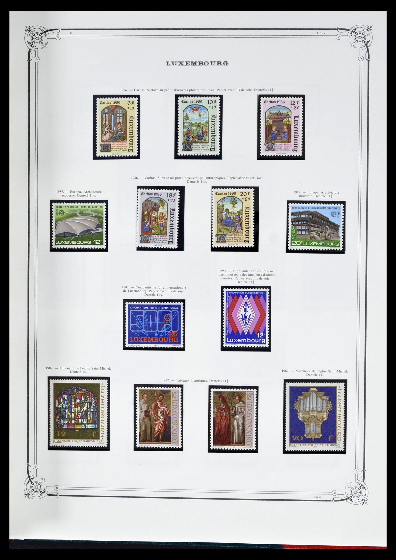 39142 0059 - Postzegelverzameling 39142 Luxemburg 1852-1991.