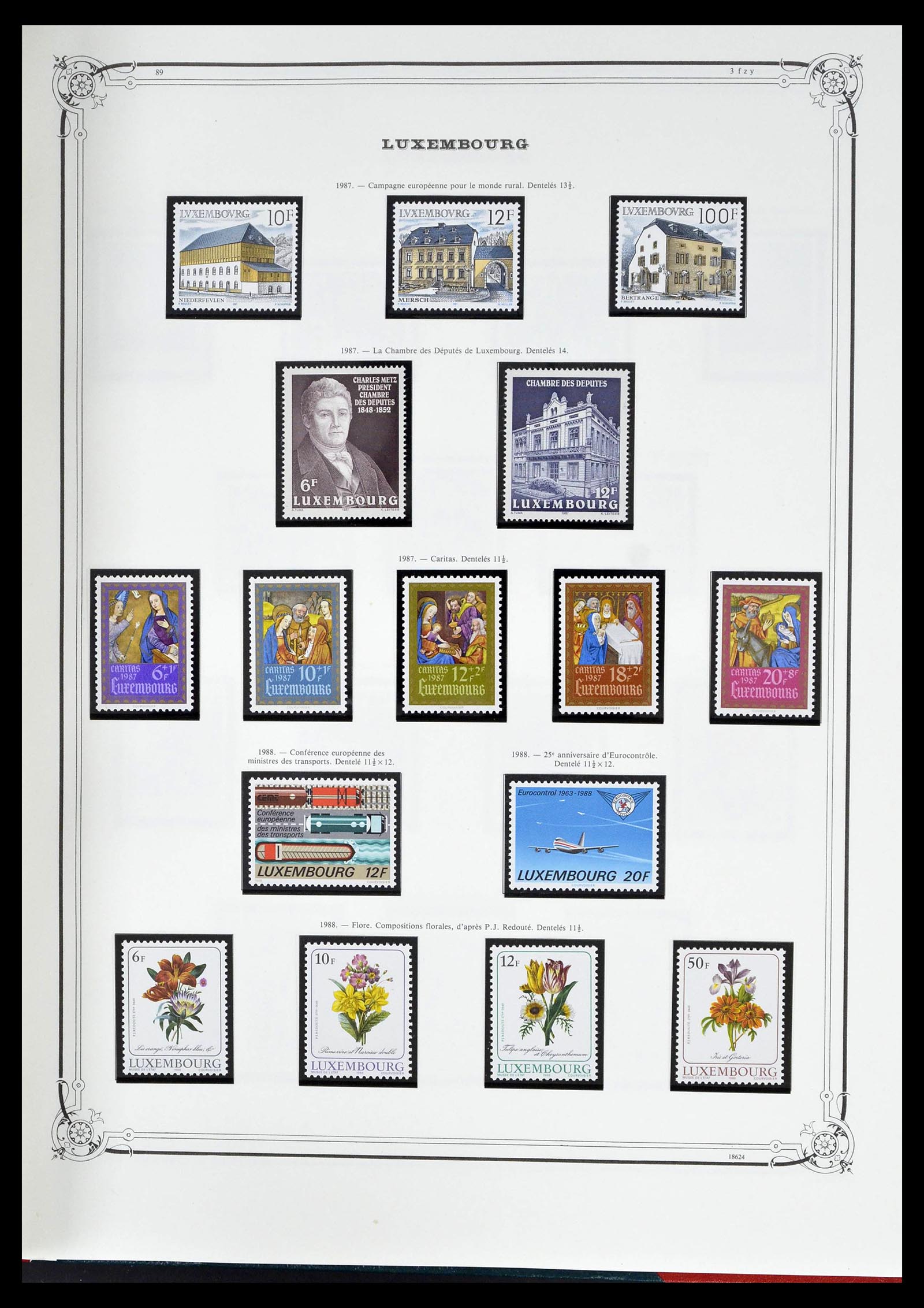 39142 0060 - Postzegelverzameling 39142 Luxemburg 1852-1991.